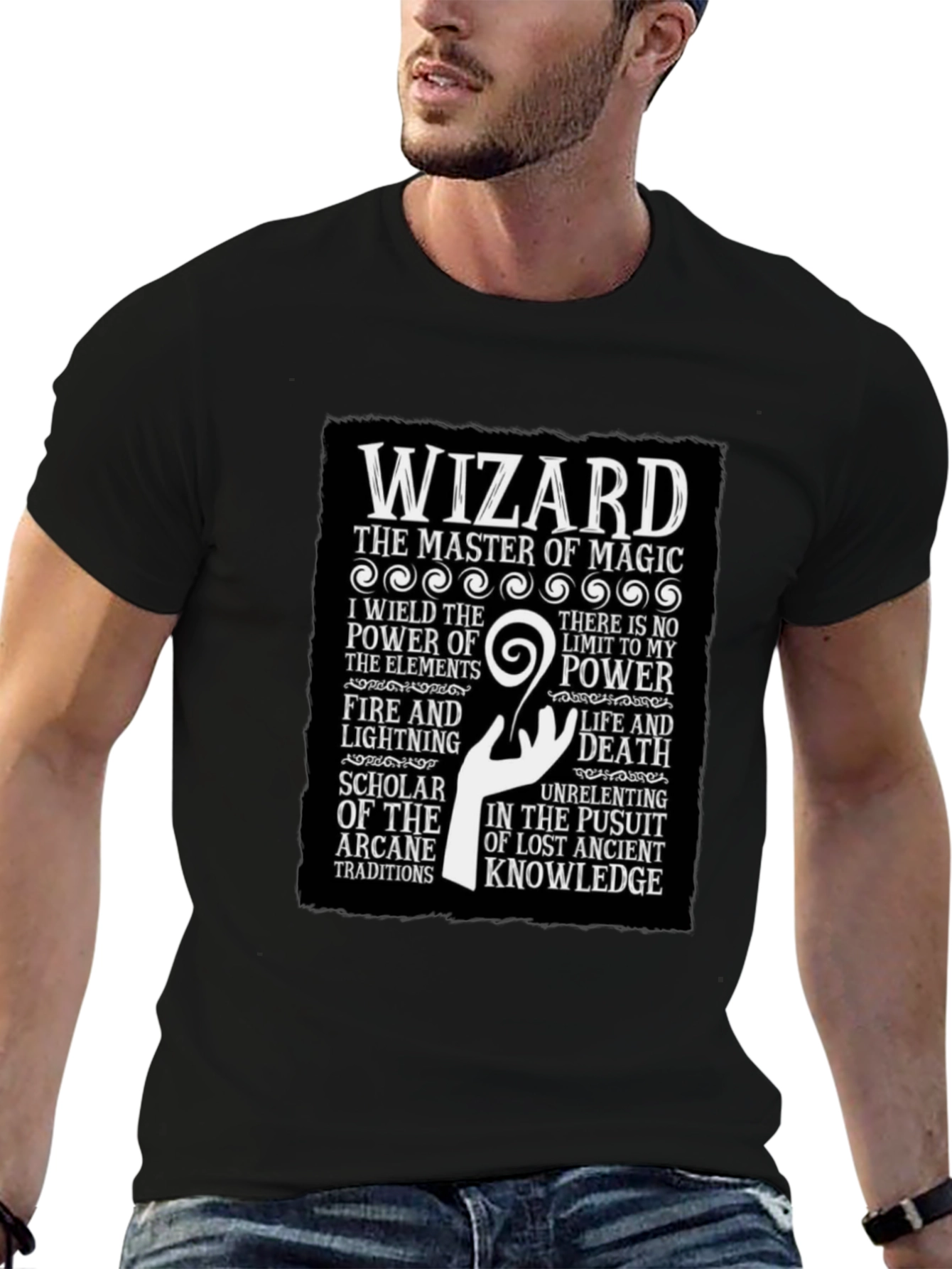 Wizard Master of Magic Graphic T-Shirt