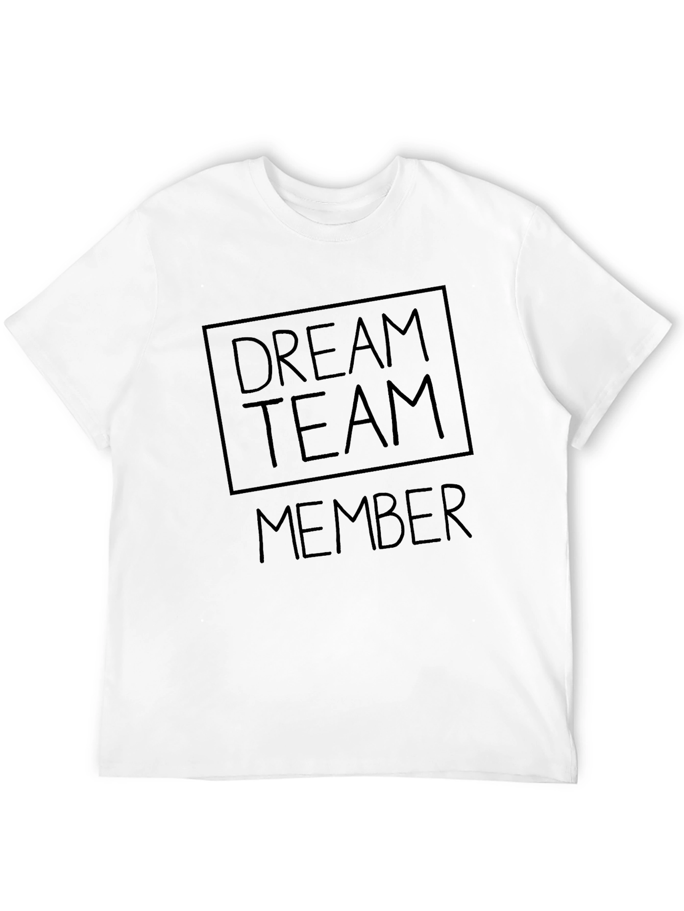 Dream Team Member Graphic Black T-Shirt