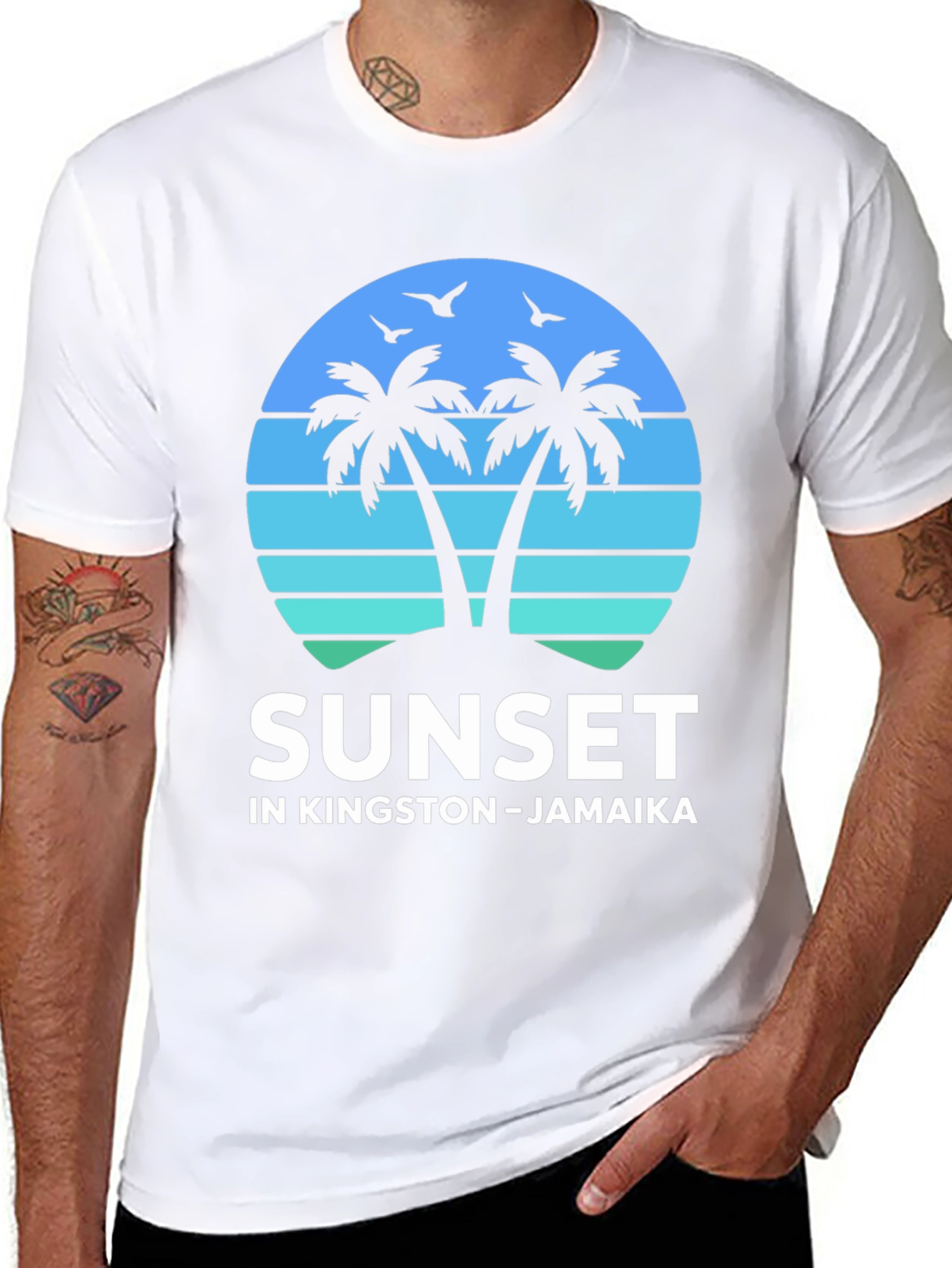 Sunset in Kingston Jamaica T-Shirt