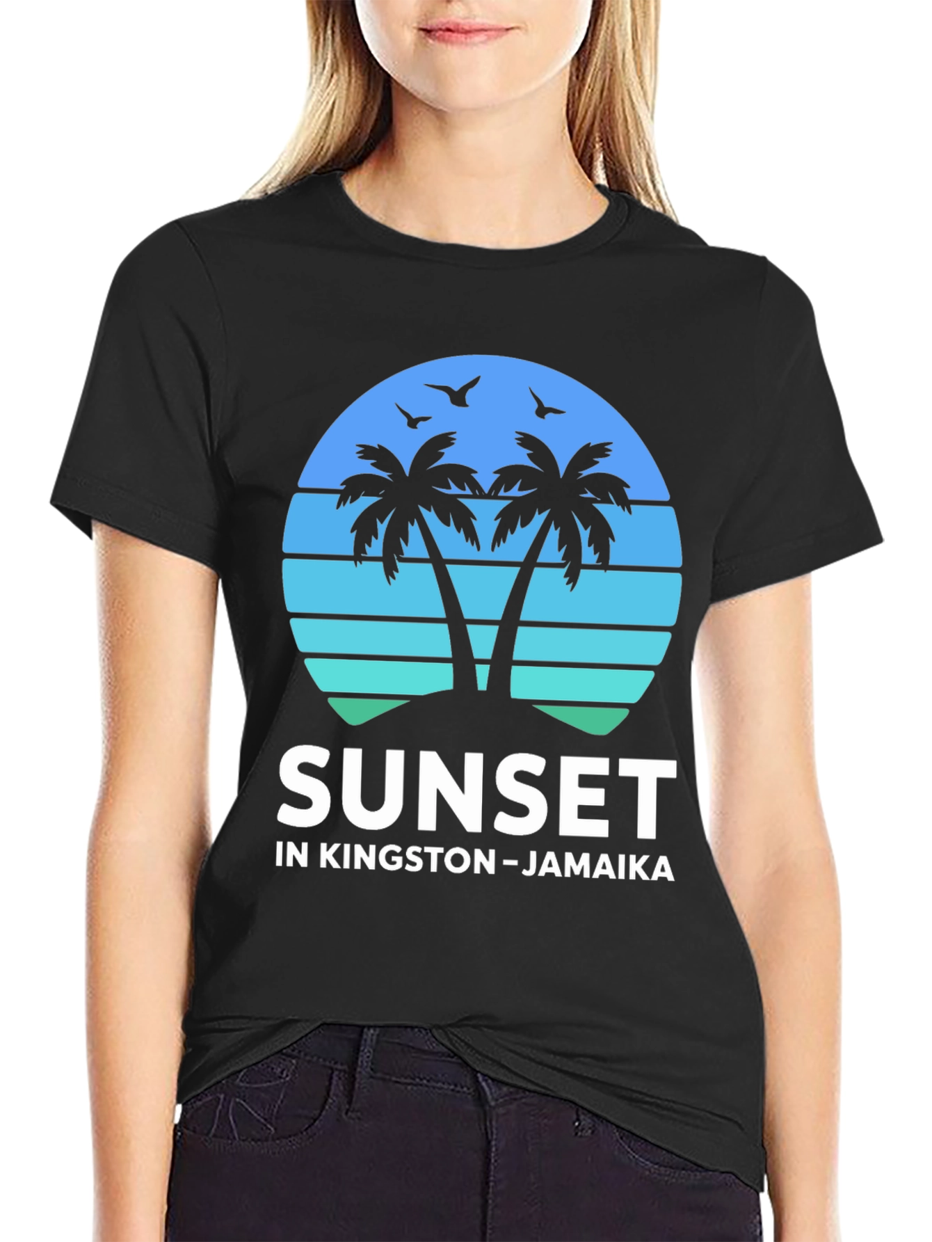 Sunset in Kingston Jamaica T-Shirt
