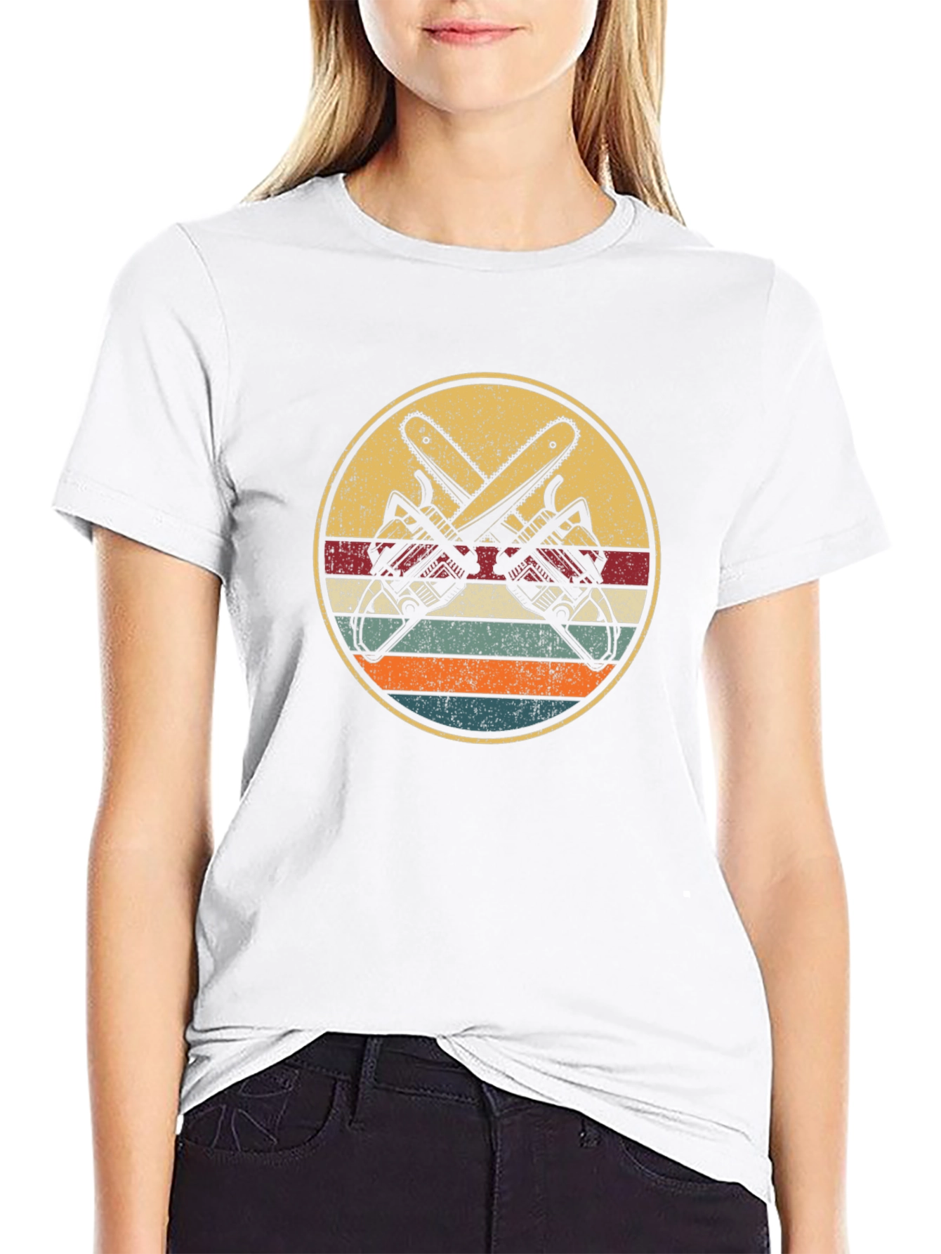 Retro Chainsaw T-Shirt