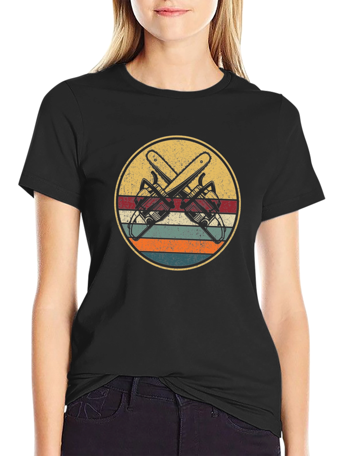 Retro Chainsaw T-Shirt