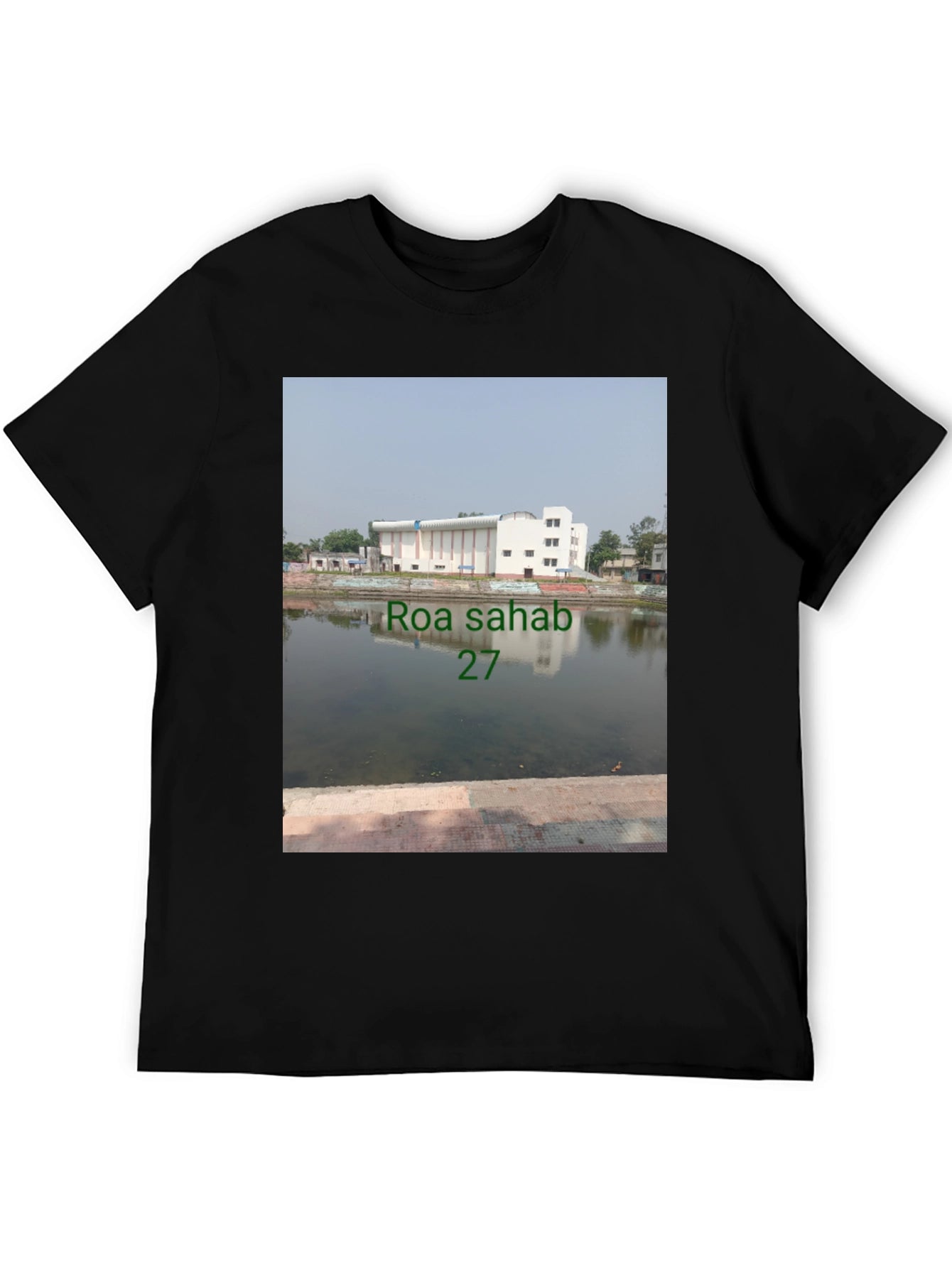 Building by the lake T-shirt