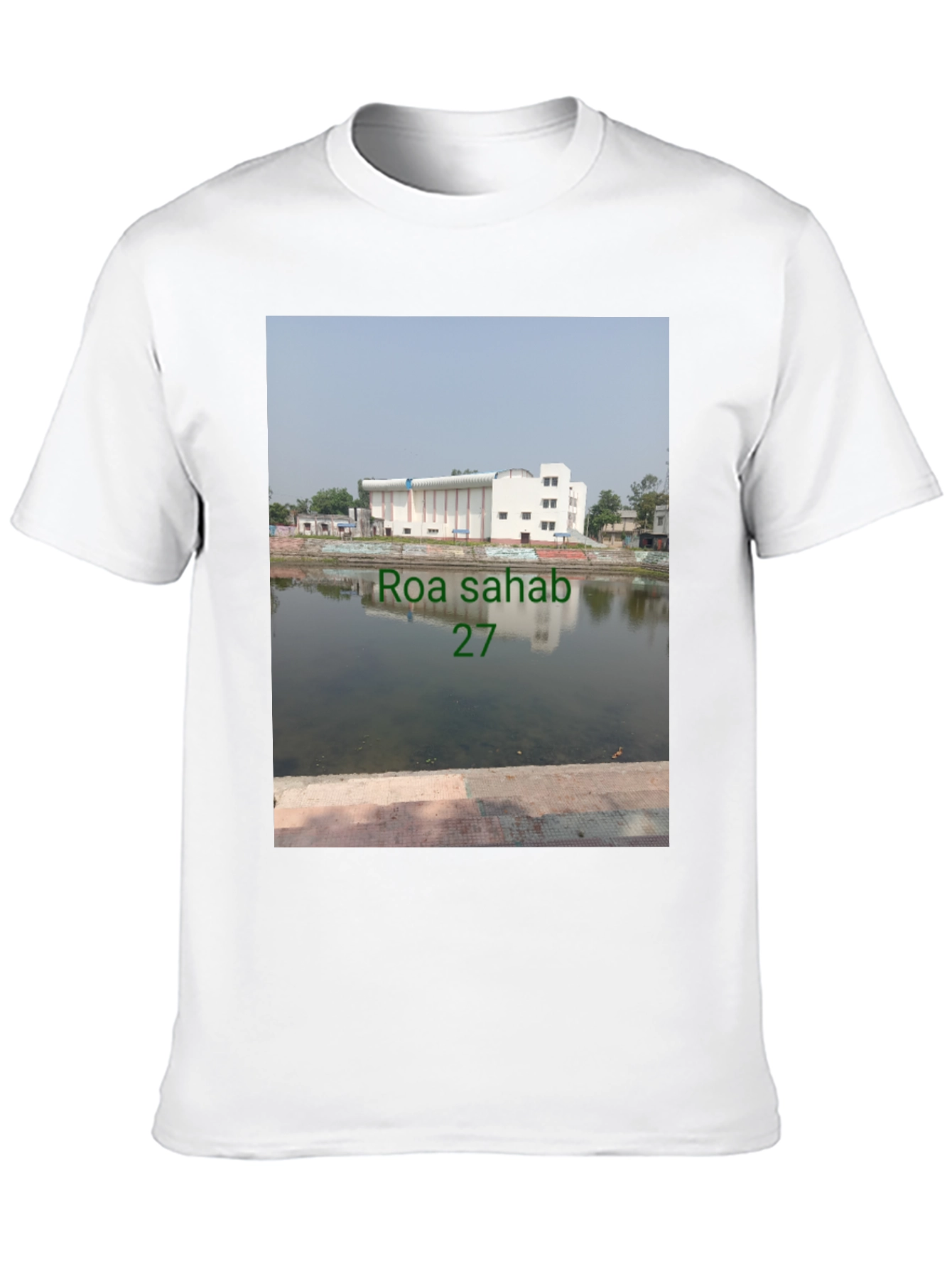 Building by the lake T-shirt