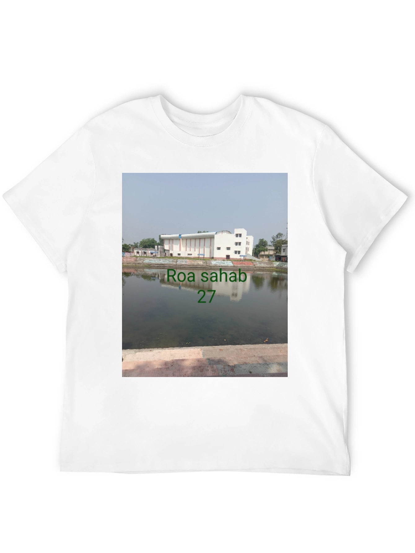 Building by the lake T-shirt