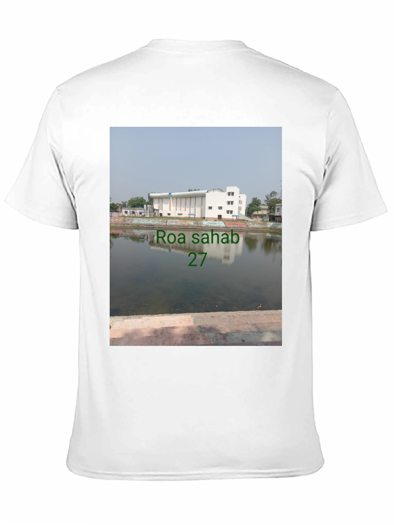 Building by the lake T-shirt