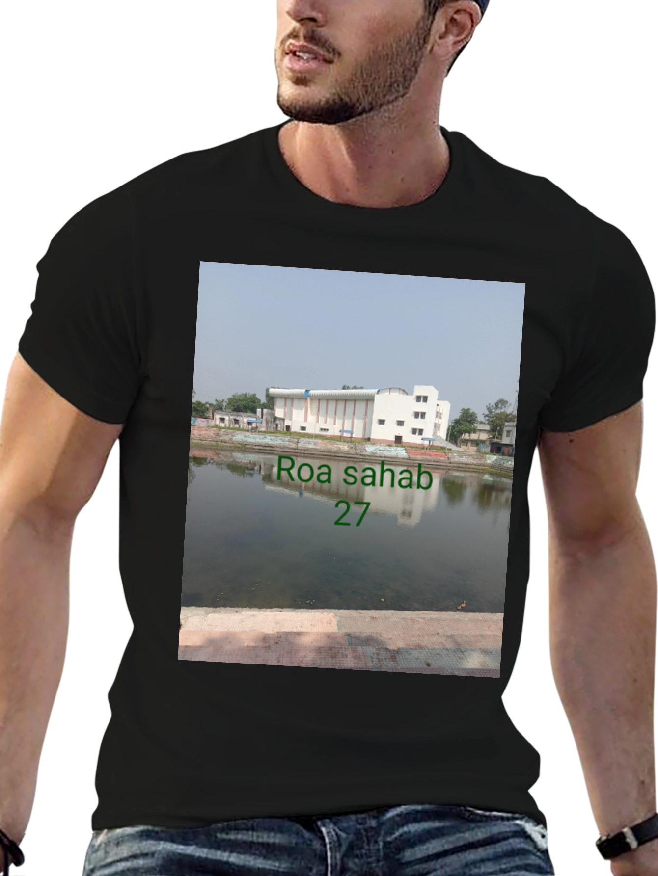 Building by the lake T-shirt