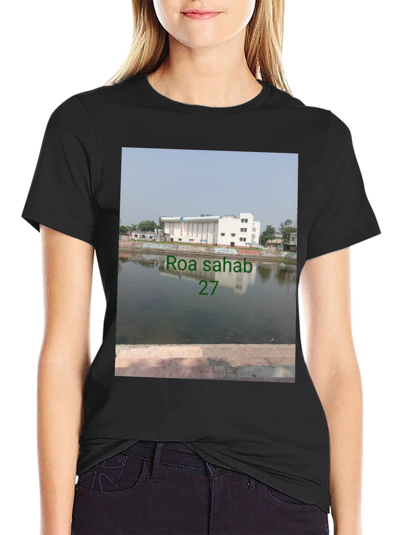 Building by the lake T-shirt