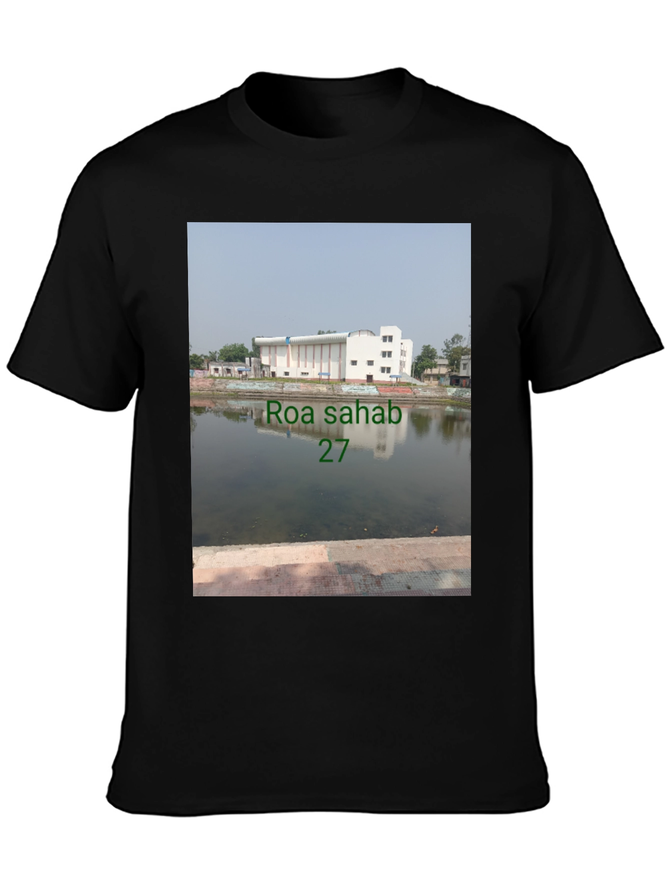 Building by the lake T-shirt