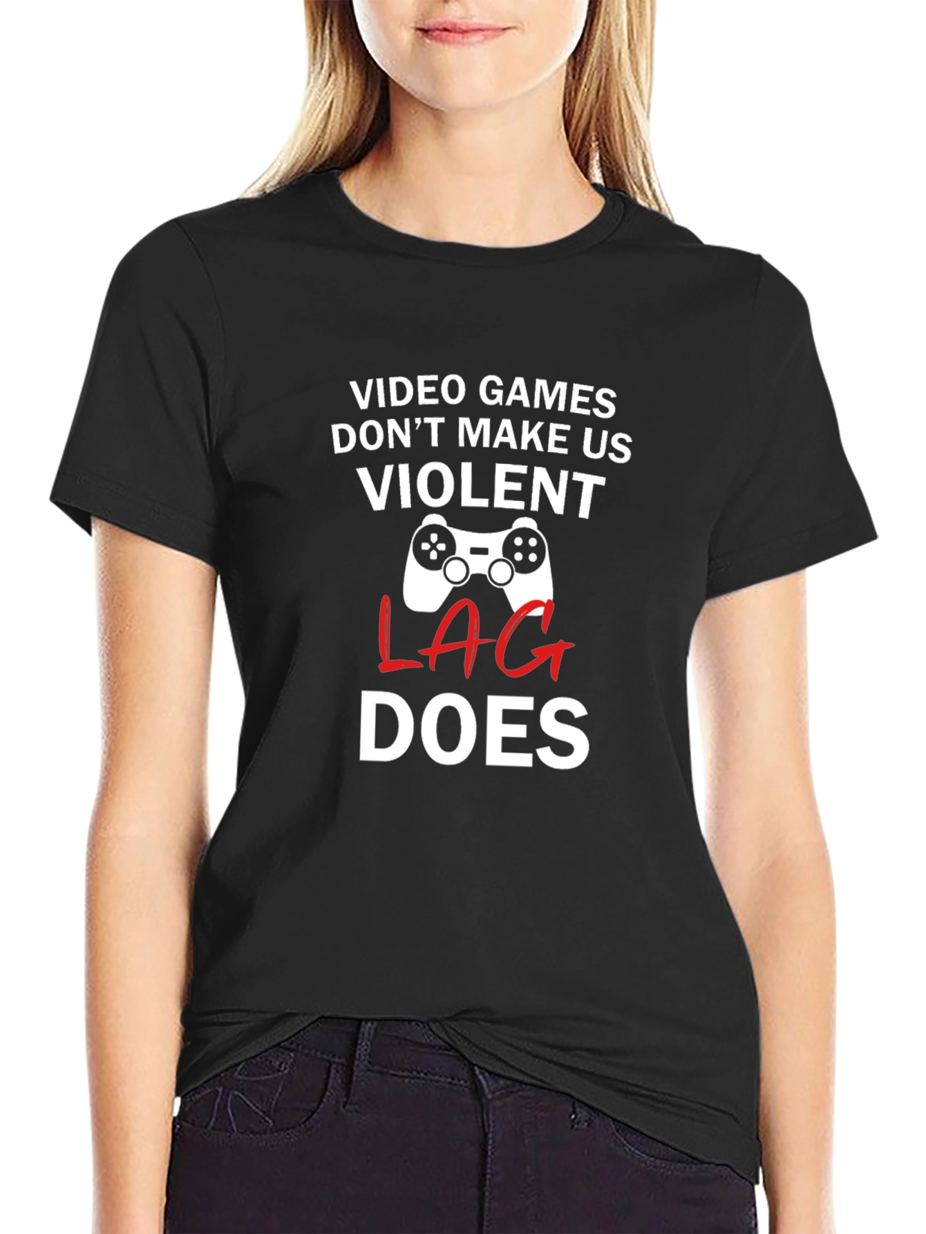 Gamer Humor T-Shirt - Video Games Lag