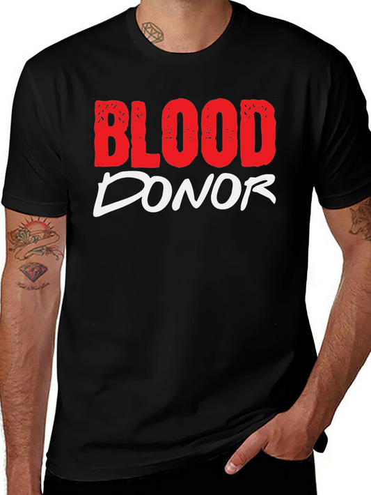 Blood Donor Graphic Tee - Donate Blood Save Lives