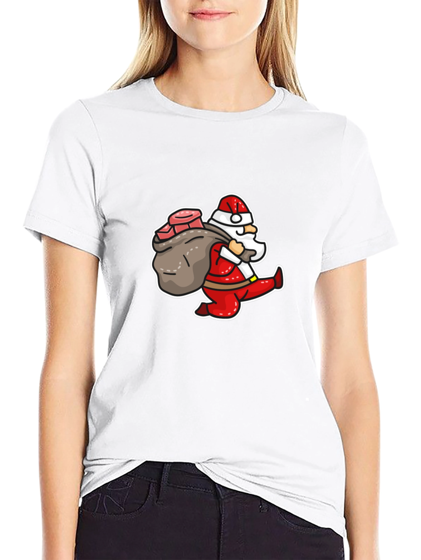Santa Sack T-Shirt - Holiday Graphic Tee
