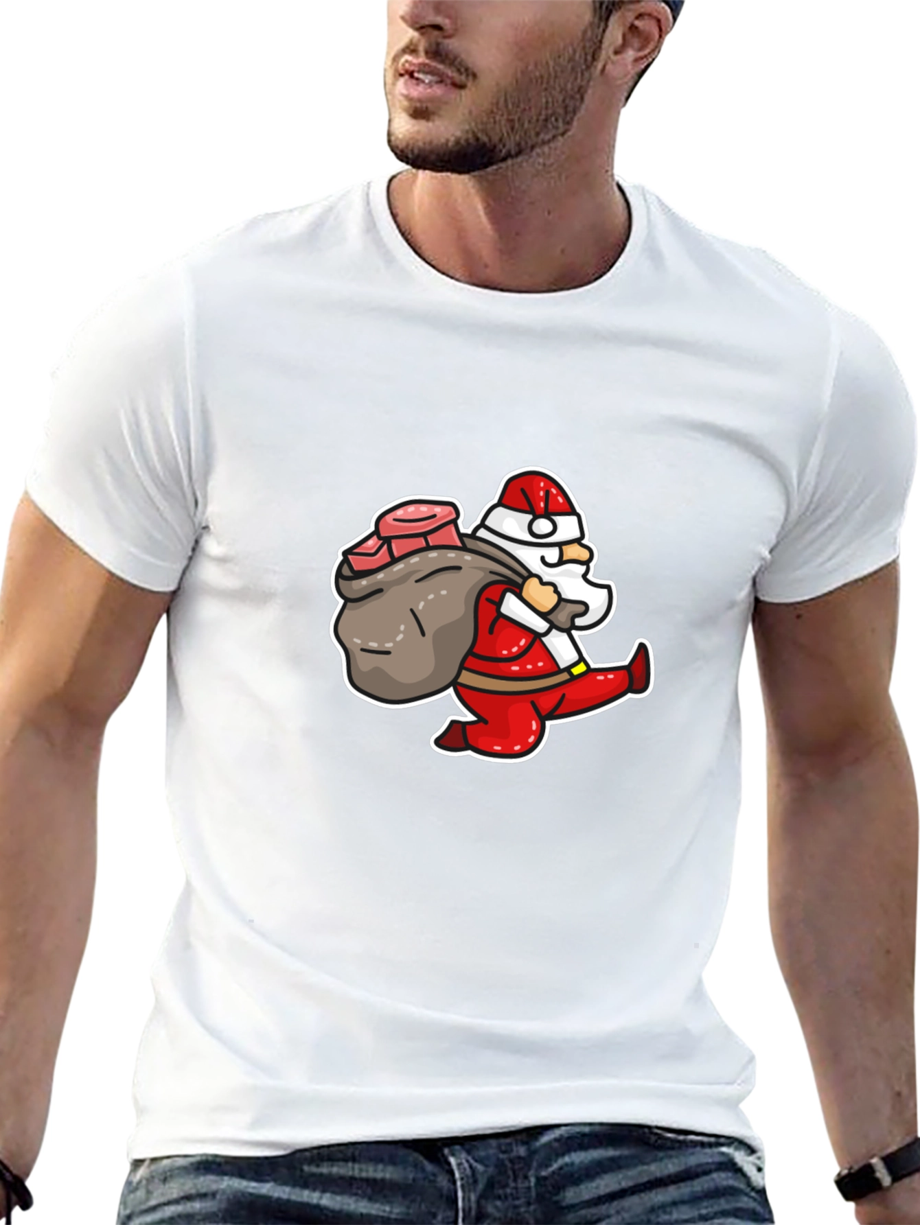 Santa Sack T-Shirt - Holiday Graphic Tee