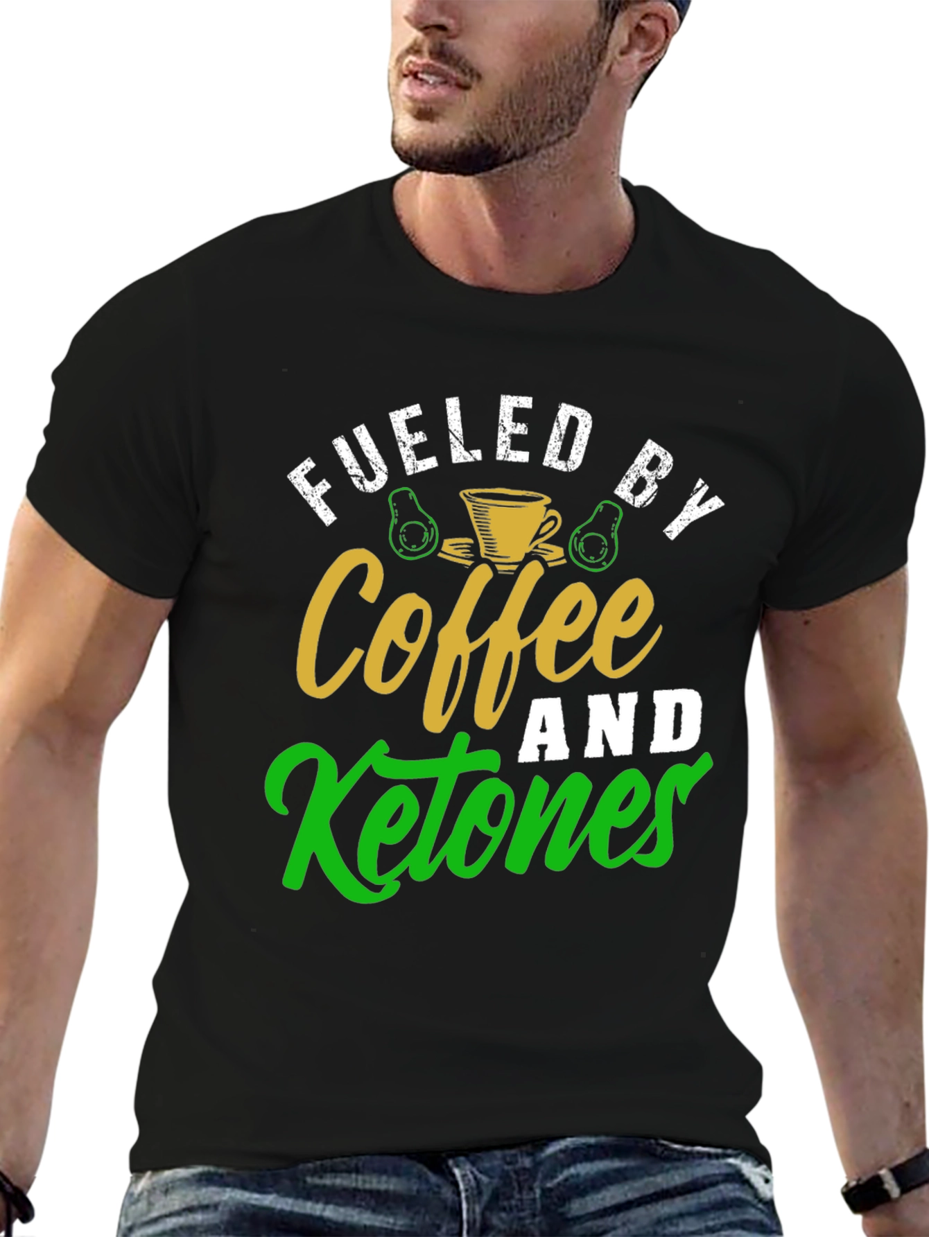 Fueled By Coffee and Ketones Graphic Tee
