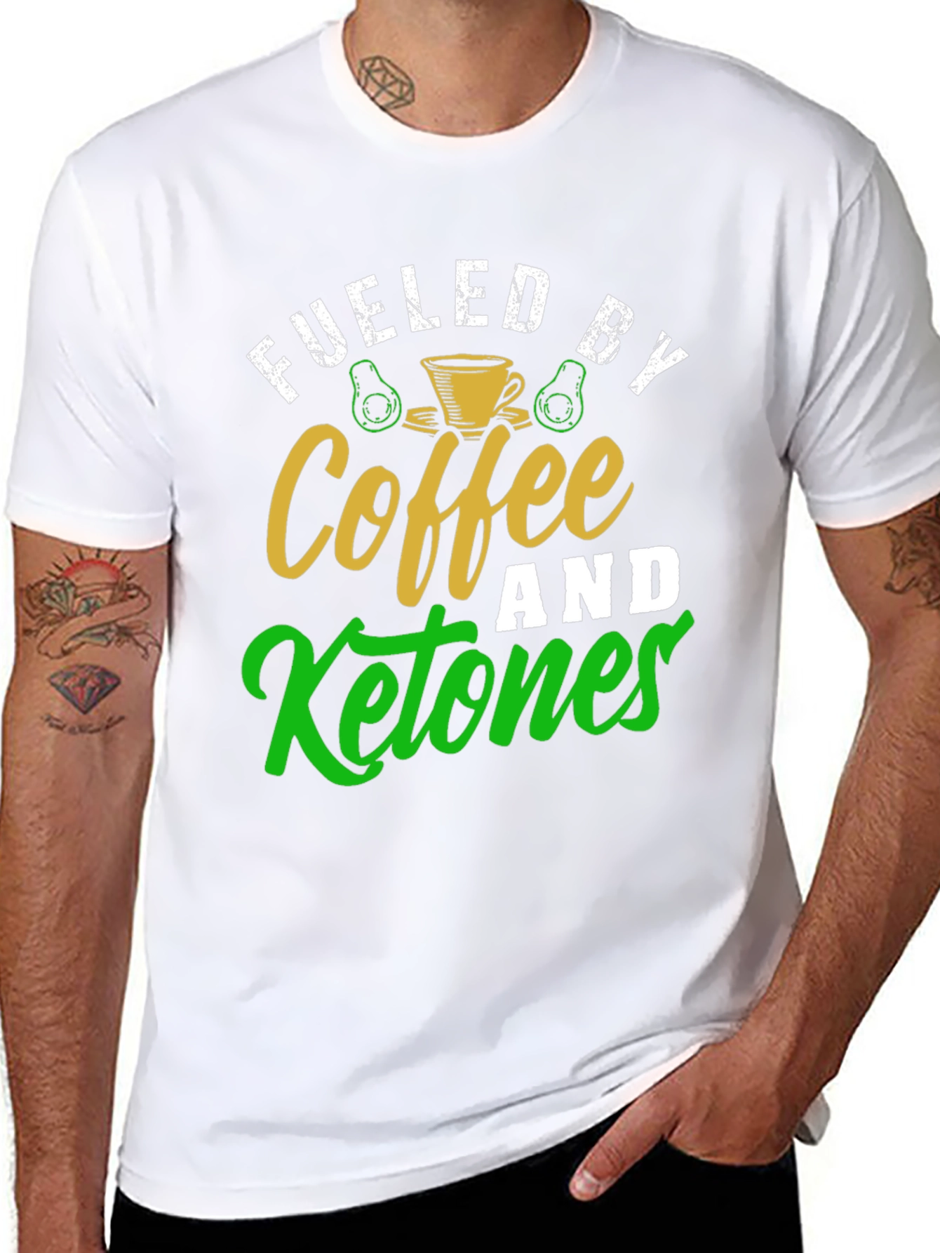 Fueled By Coffee and Ketones Graphic Tee