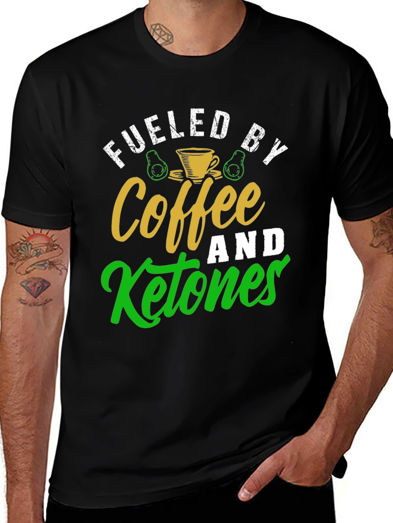 Fueled By Coffee and Ketones Graphic Tee