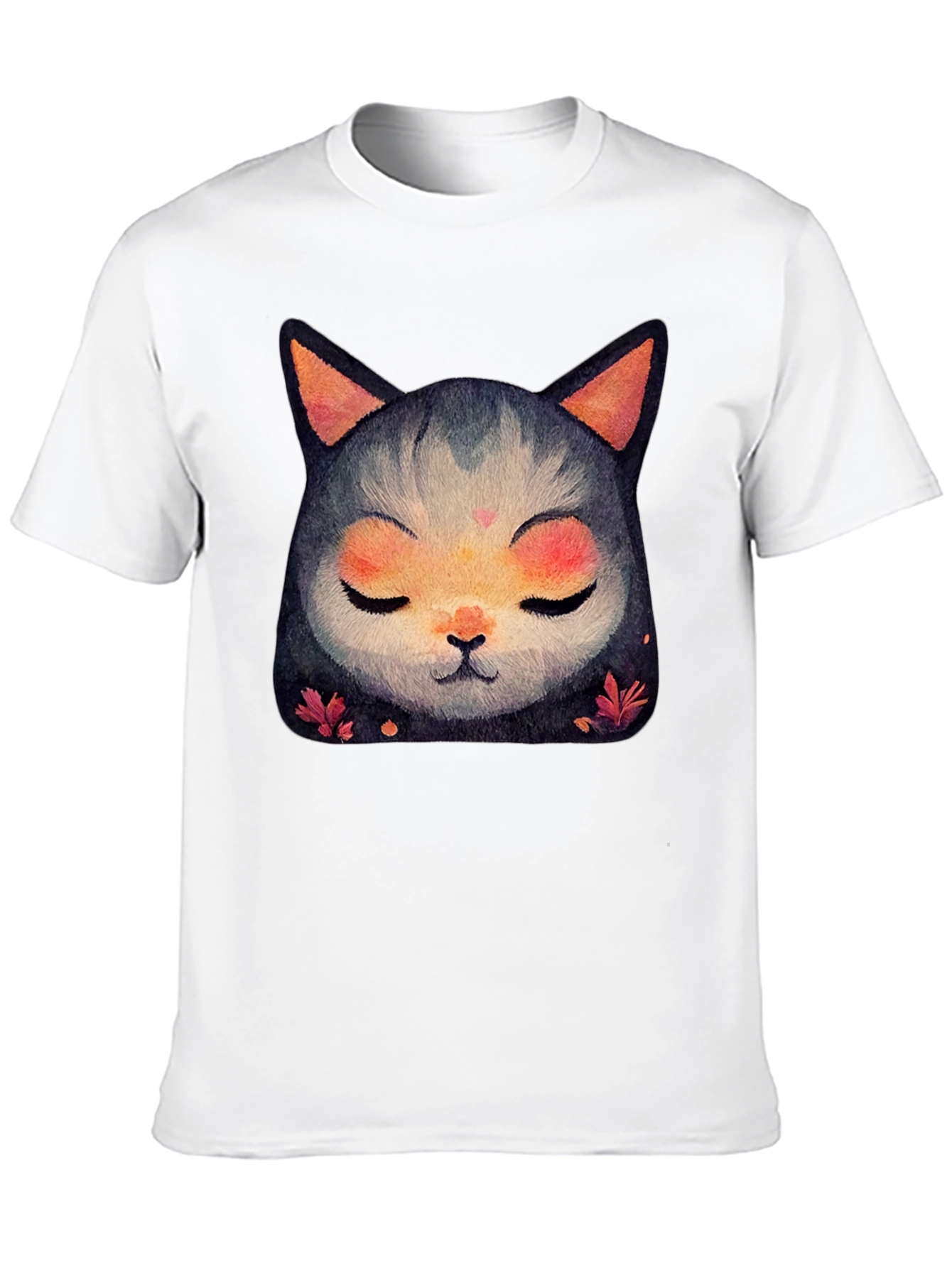 Cute Cat Graphic Tee - Unisex Soft Cotton T-Shirt