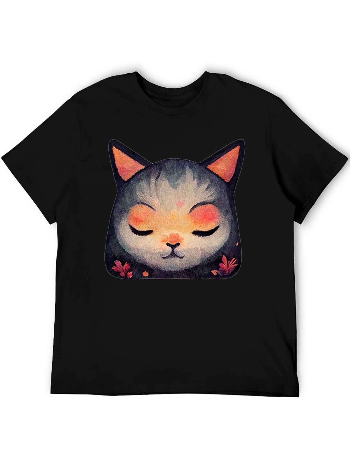 Cute Cat Graphic Tee - Unisex Soft Cotton T-Shirt