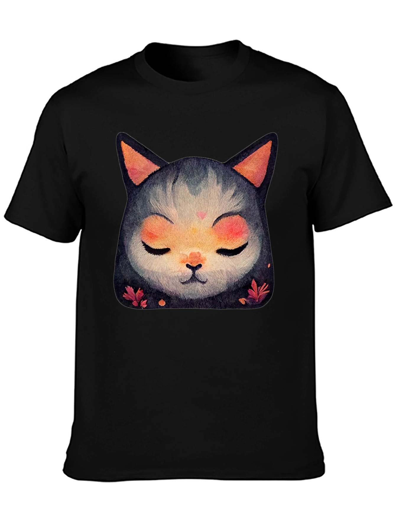Cute Cat Graphic Tee - Unisex Soft Cotton T-Shirt