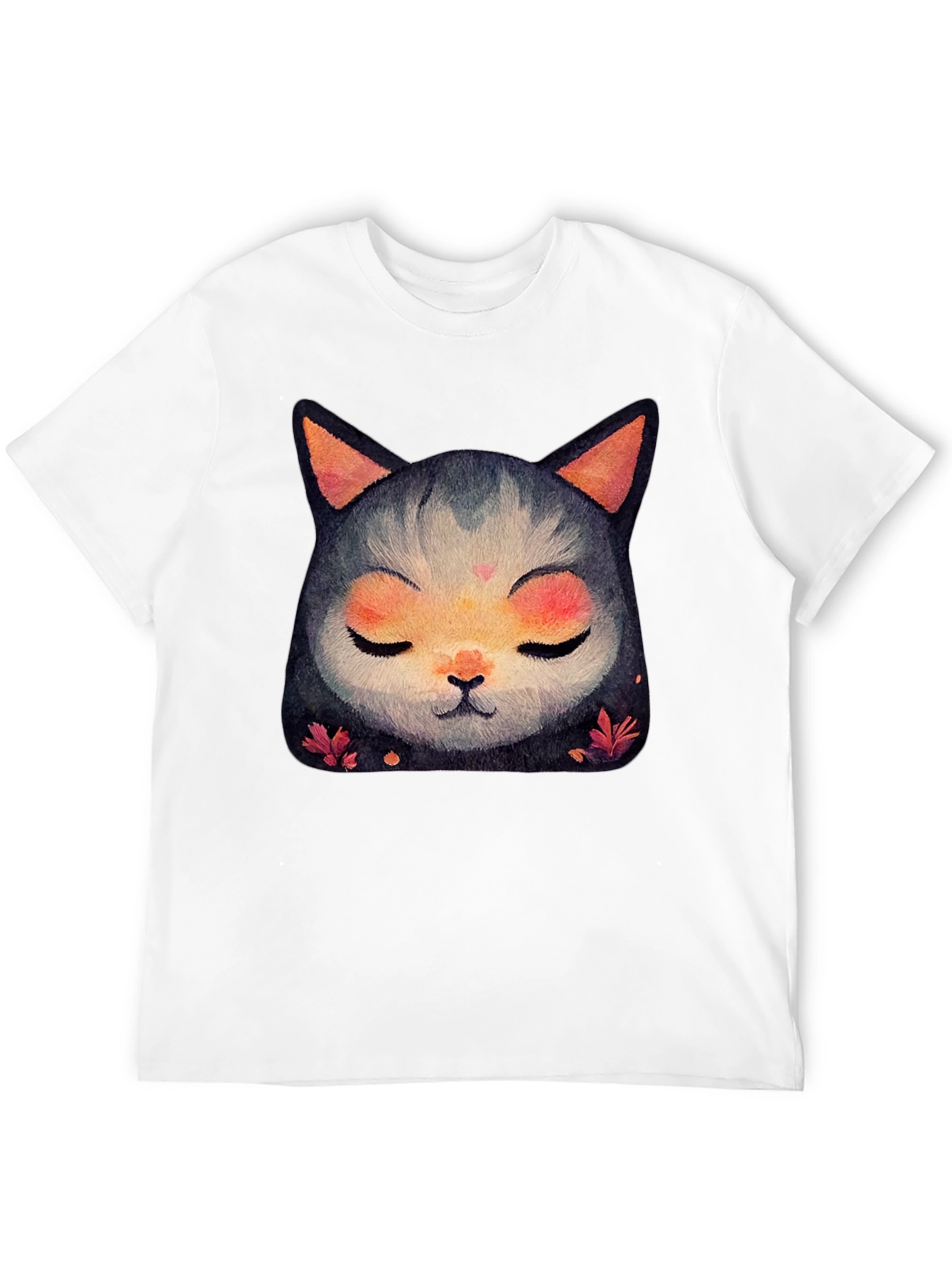 Cute Cat Graphic Tee - Unisex Soft Cotton T-Shirt