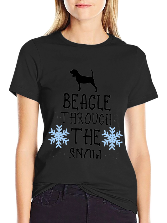 Beagle Through the Snow T-Shirt