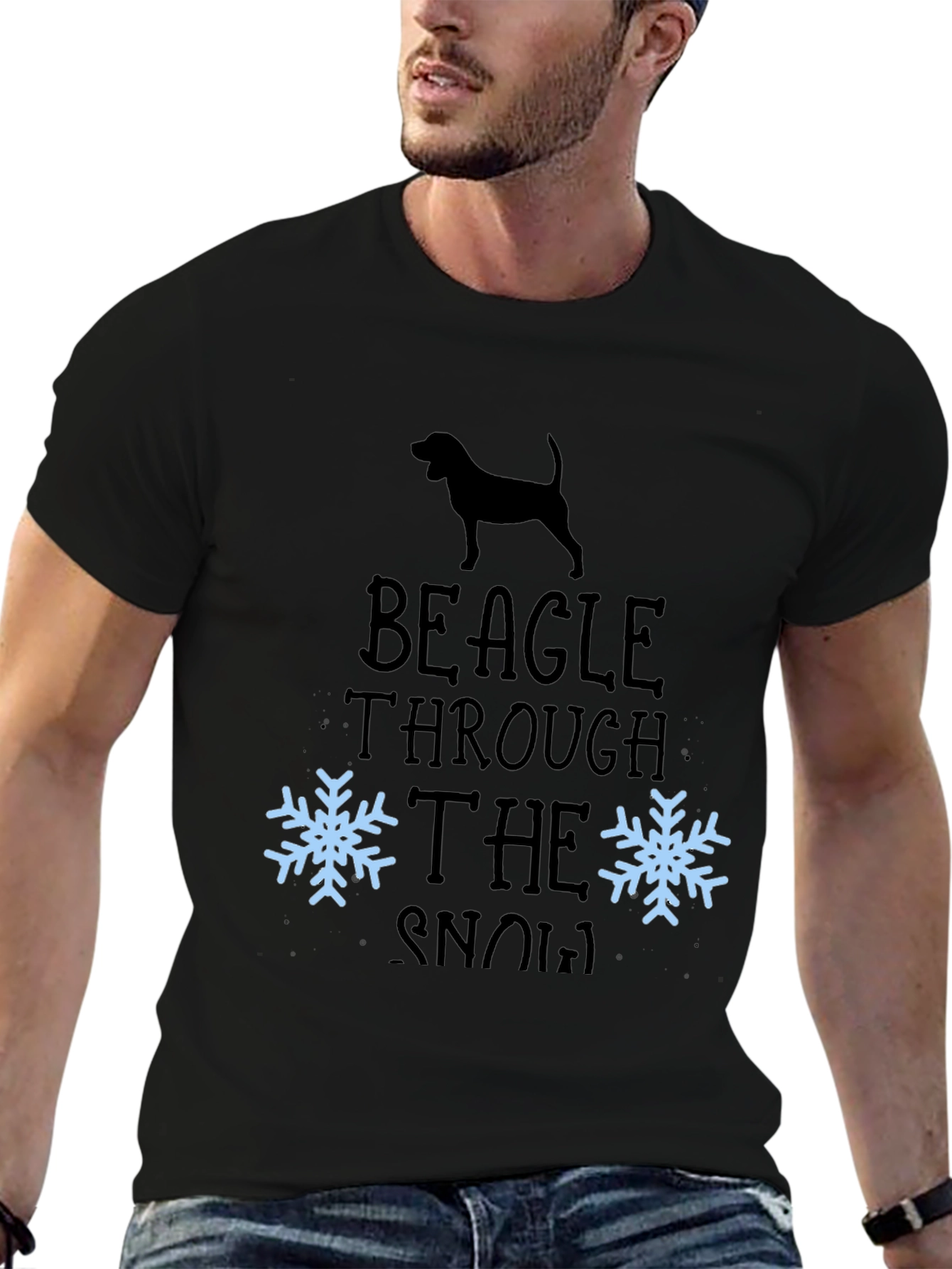 Beagle Through the Snow T-Shirt