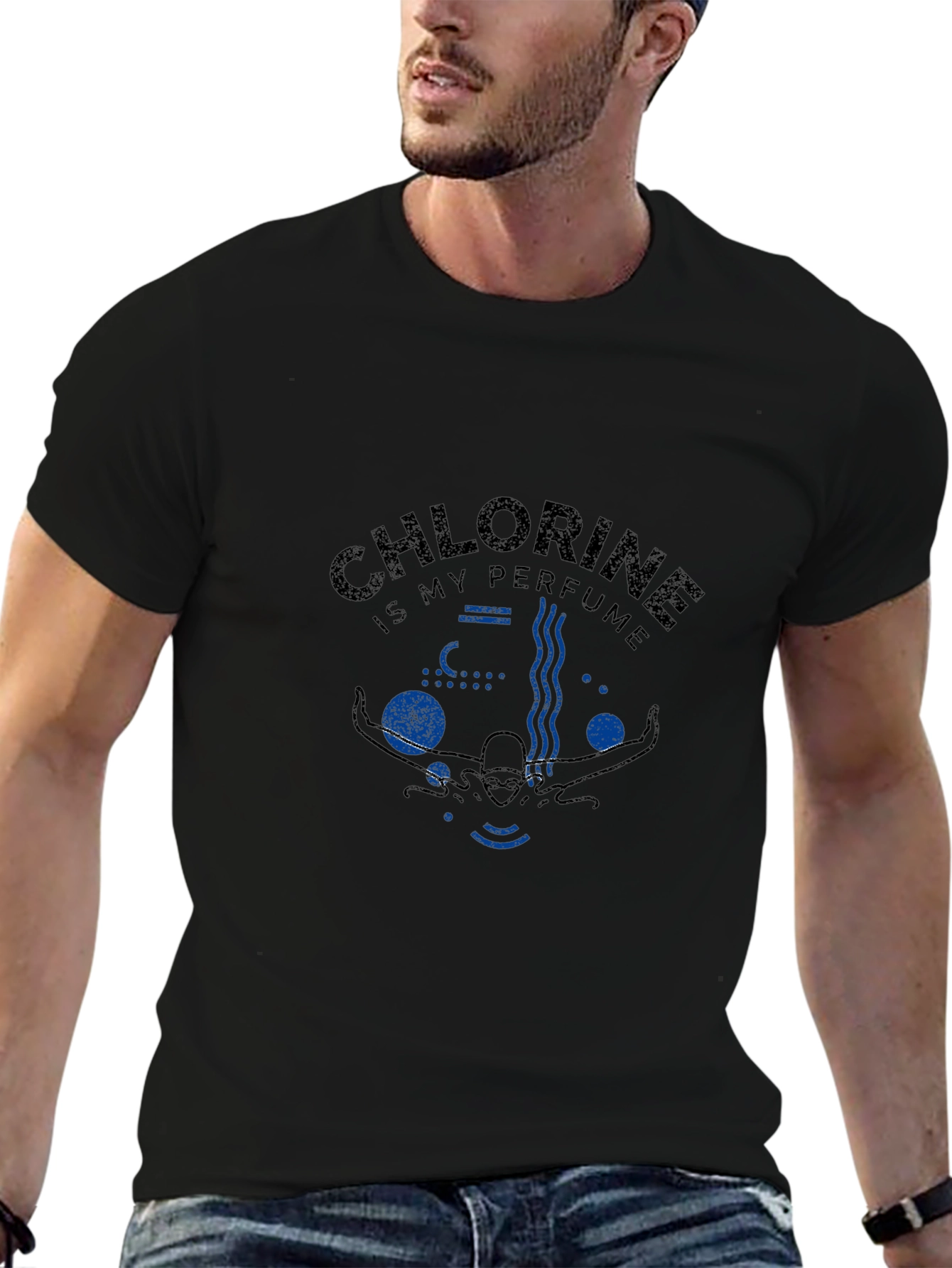 Chlorine is My Perfume Swimmer T-Shirt