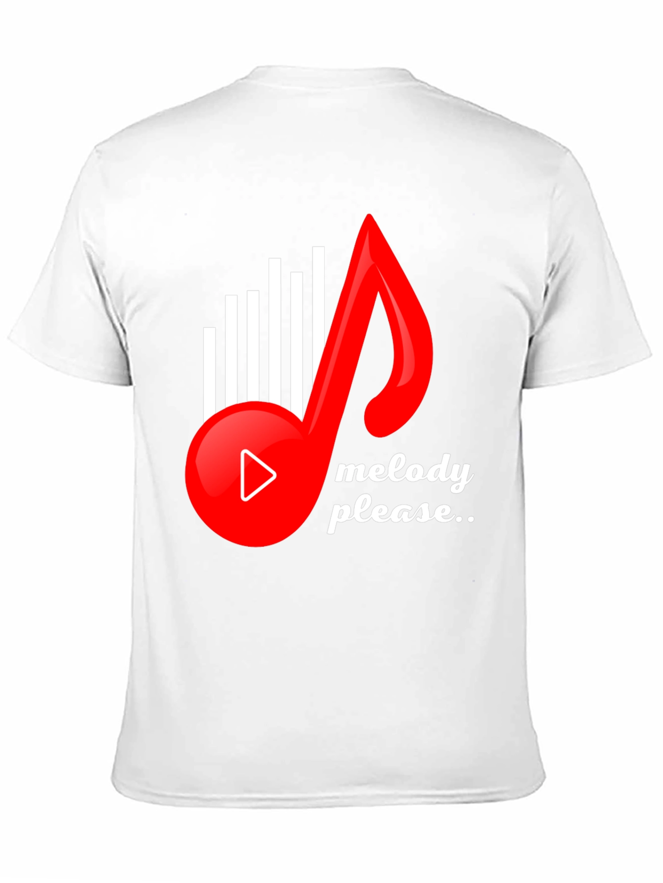 Melody Please Graphic Tee - Music Lover T-Shirt