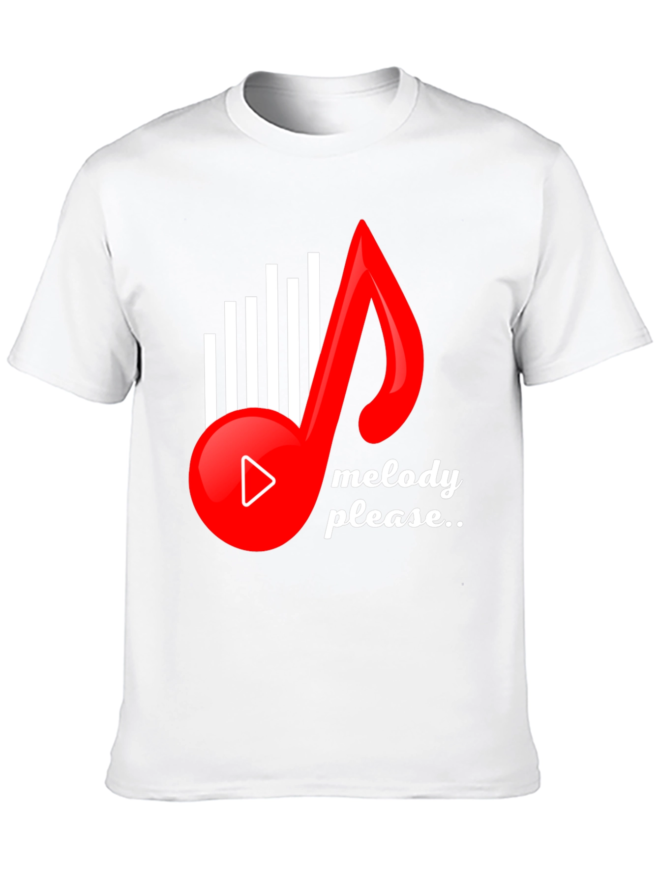 Melody Please Graphic Tee - Music Lover T-Shirt