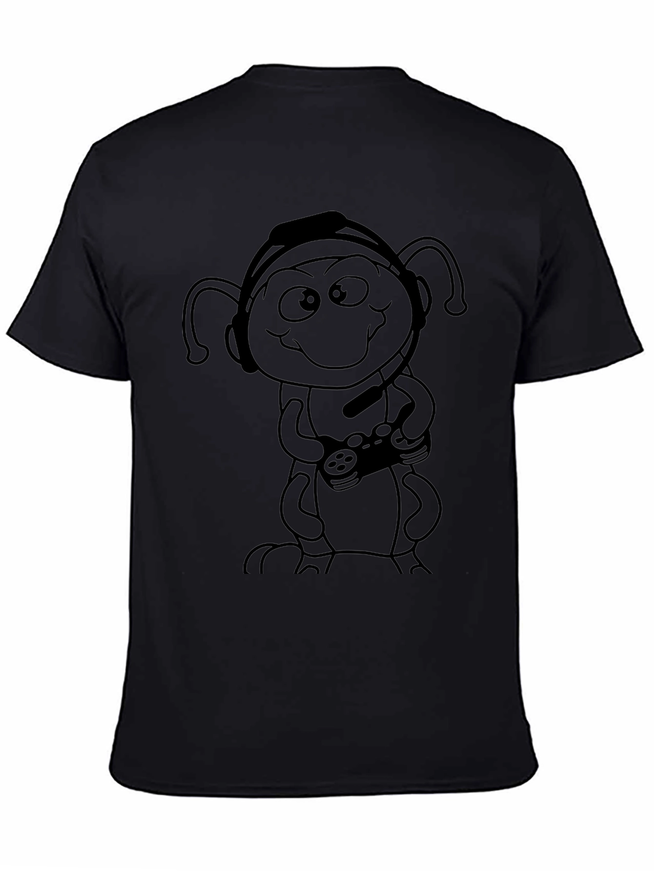 Gamer Alien Black T-Shirt