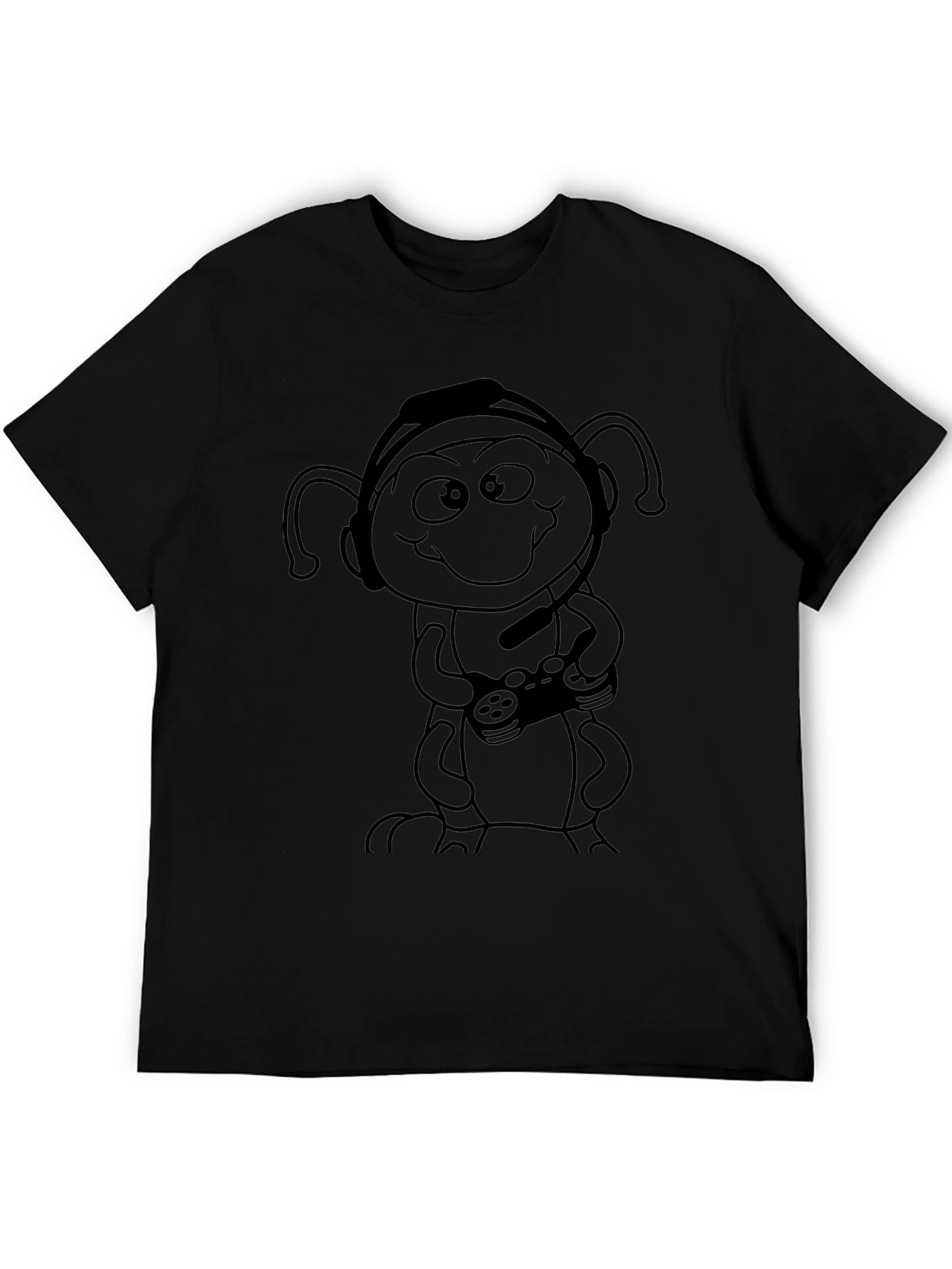 Gamer Alien Black T-Shirt