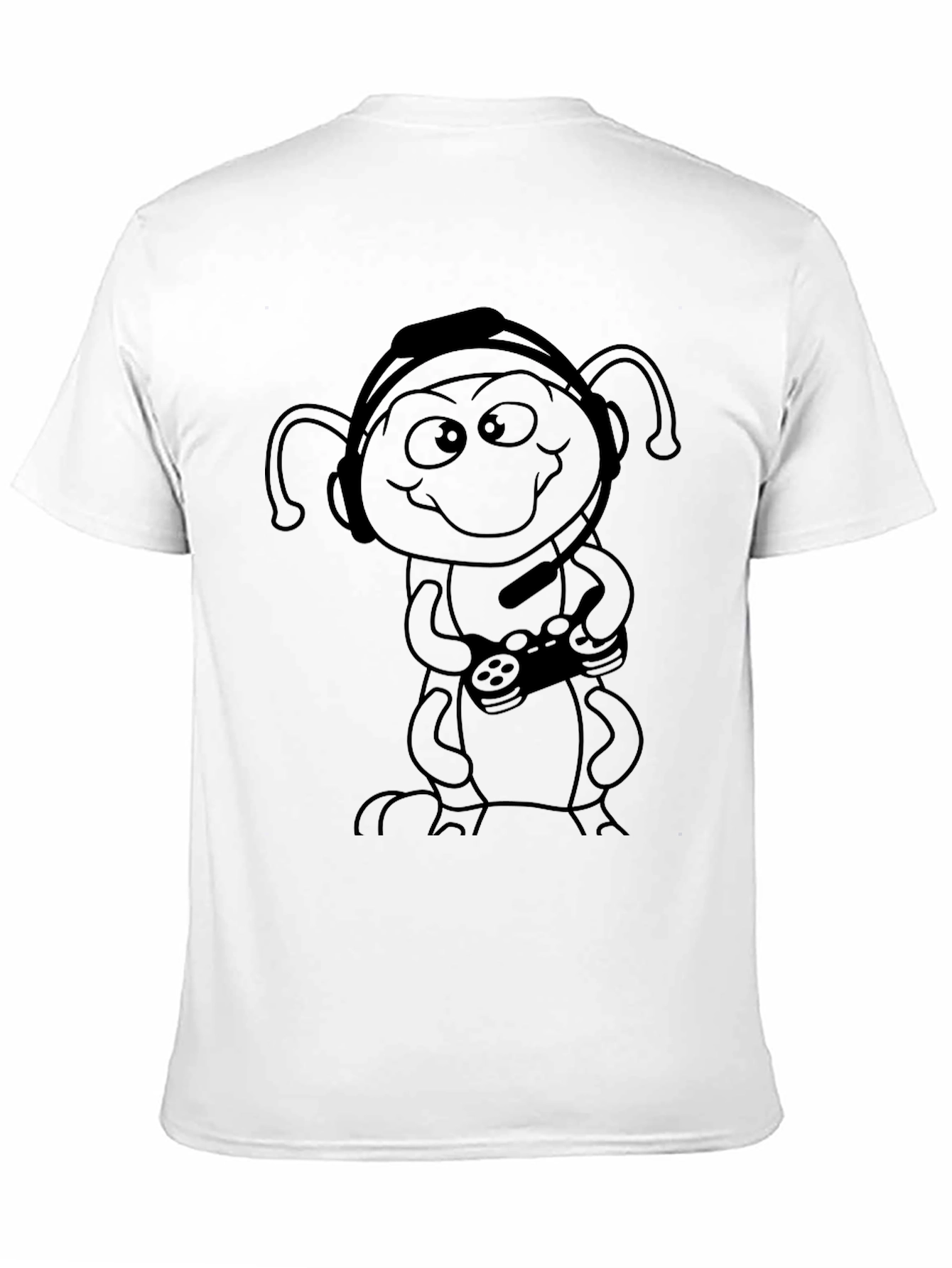 Gamer Alien Black T-Shirt