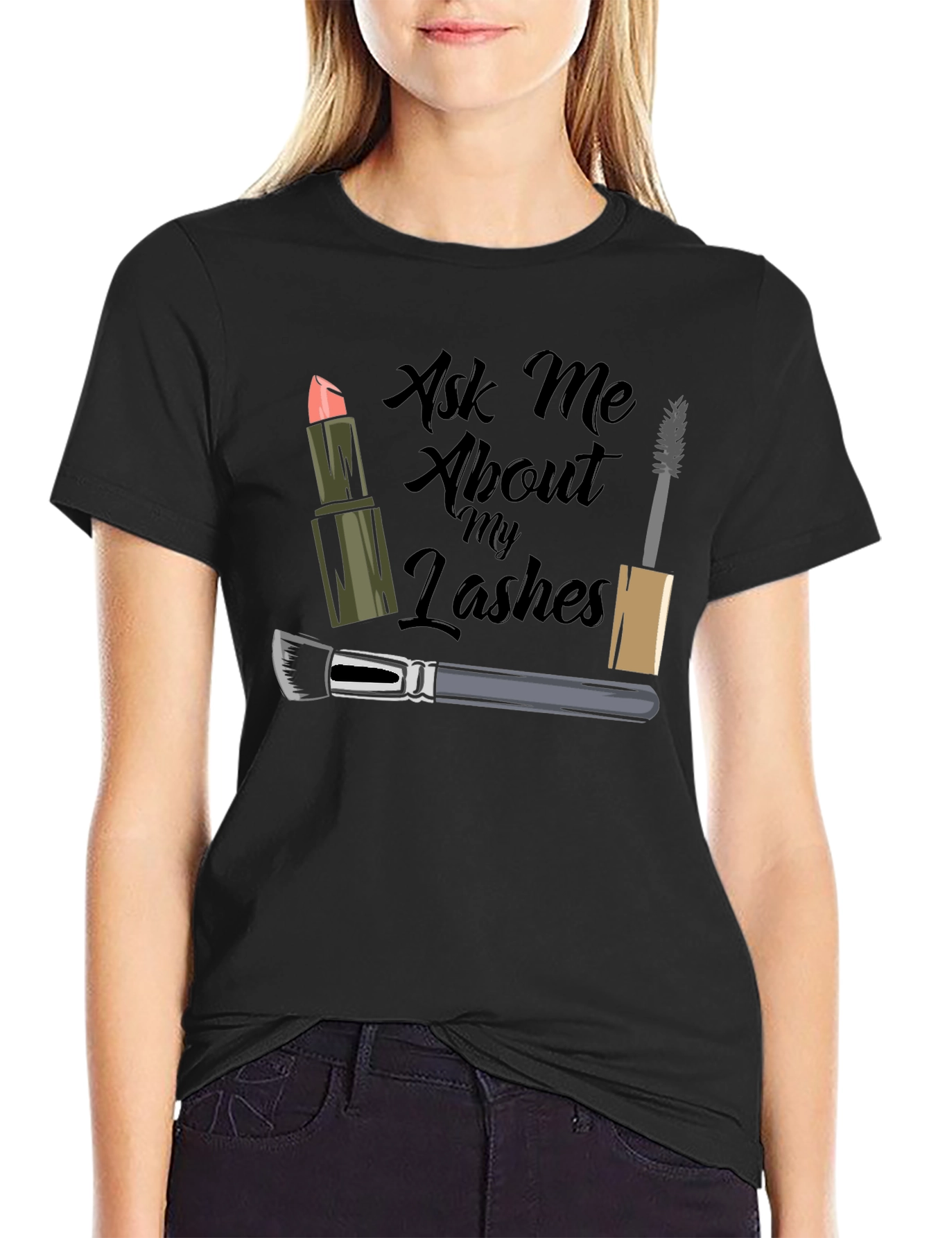 Ask Me About My Lashes T-Shirt