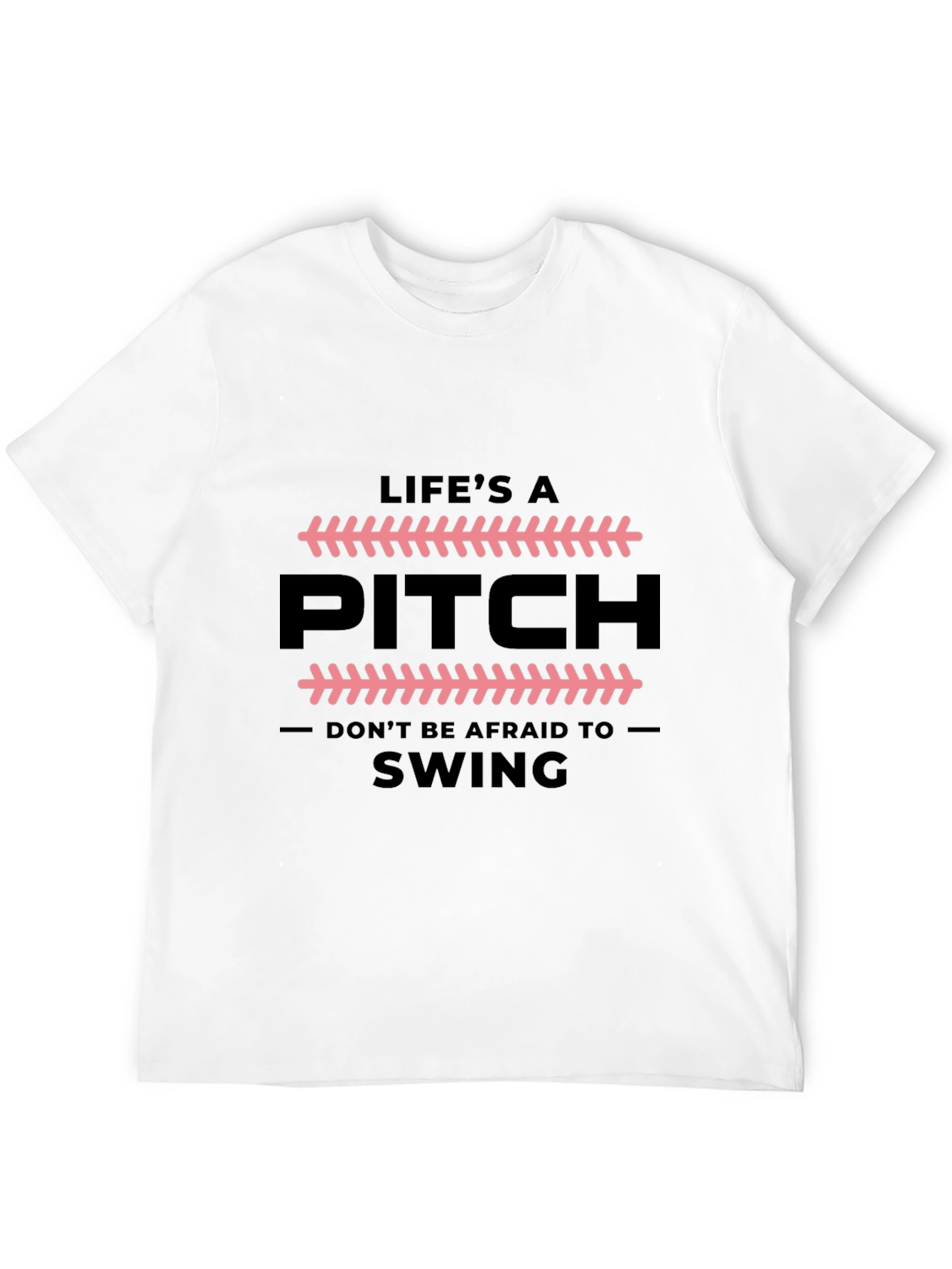 Lifes a Pitch Black Graphic T-Shirt
