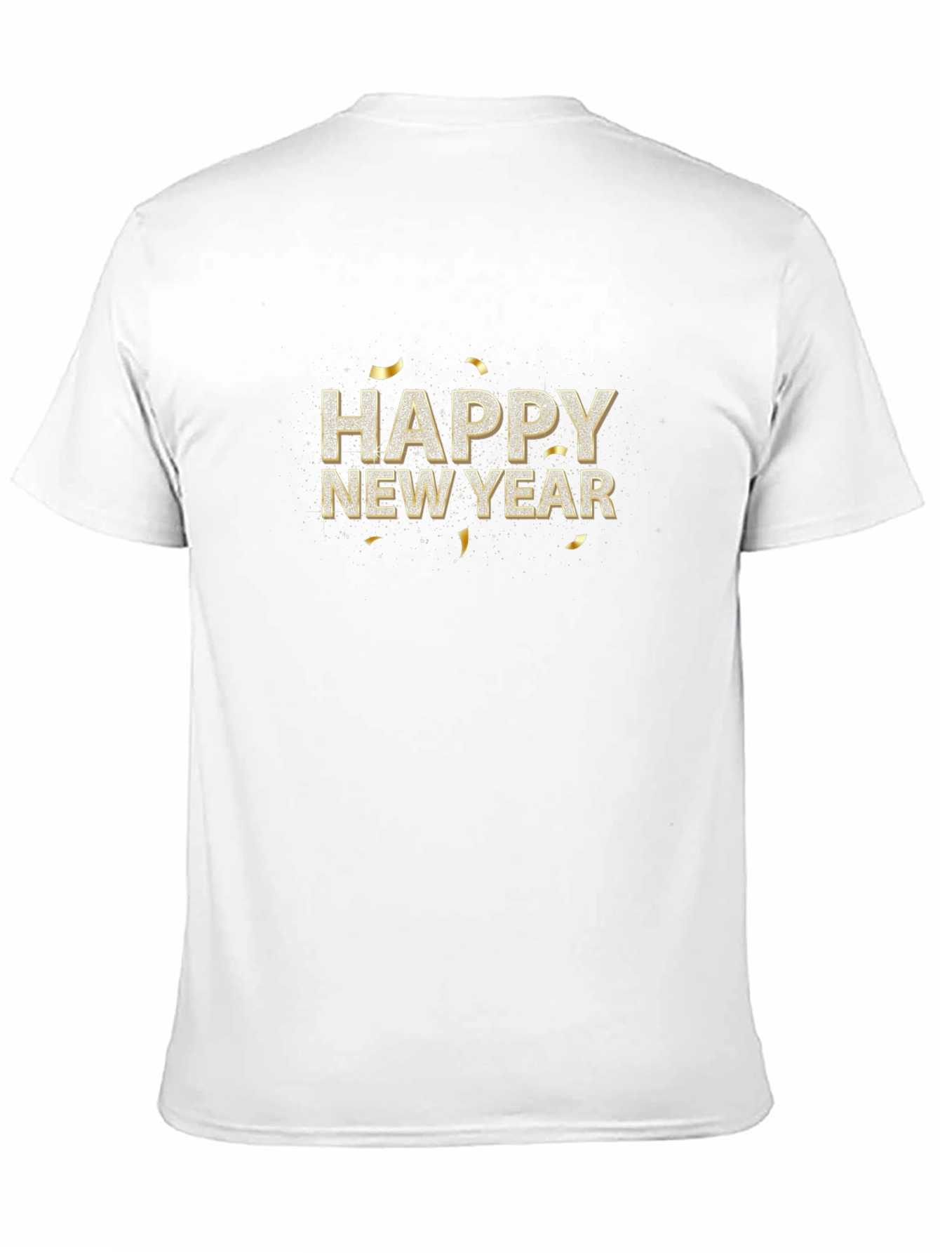 Happy New Year Black T-Shirt