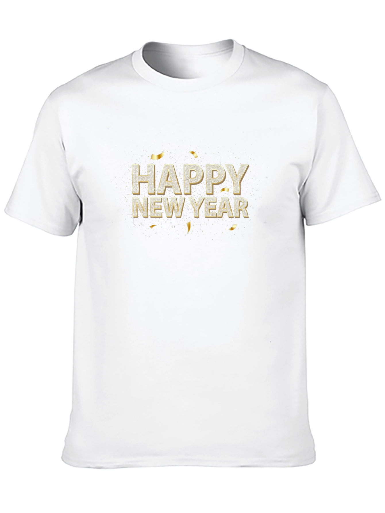 Happy New Year Black T-Shirt