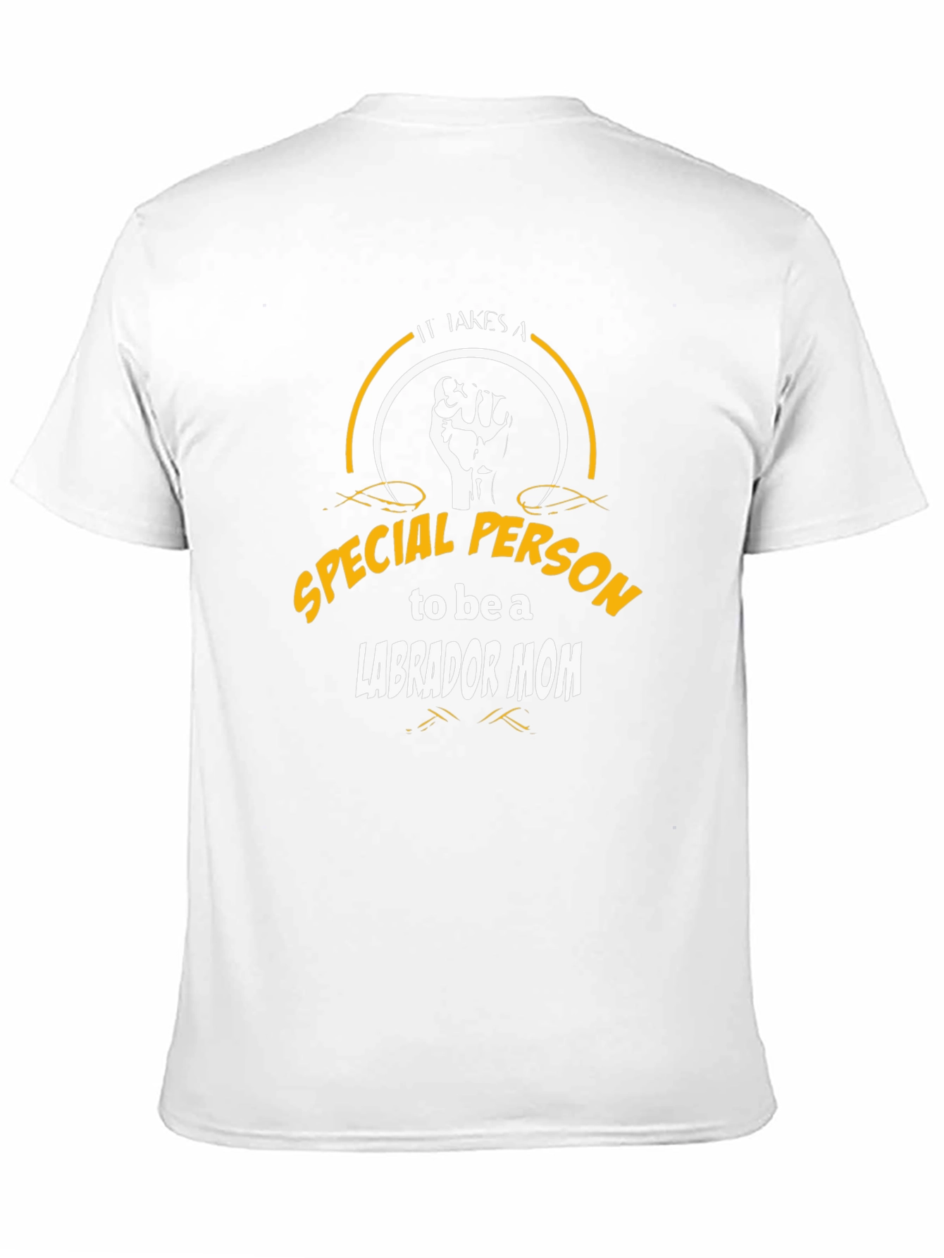 Labrador Mom Special Person Black Tee