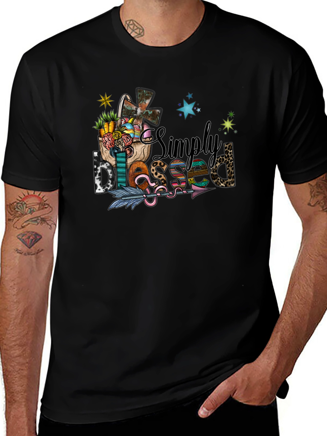 Simply Blessed Easter T-Shirt
