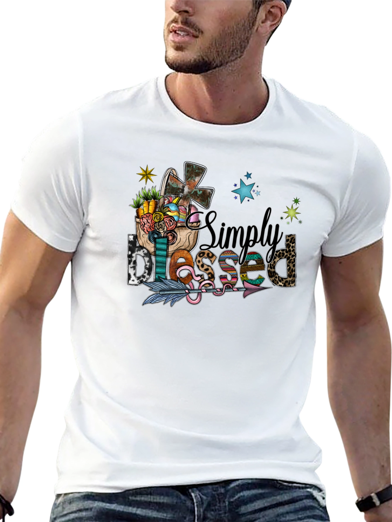 Simply Blessed Easter T-Shirt