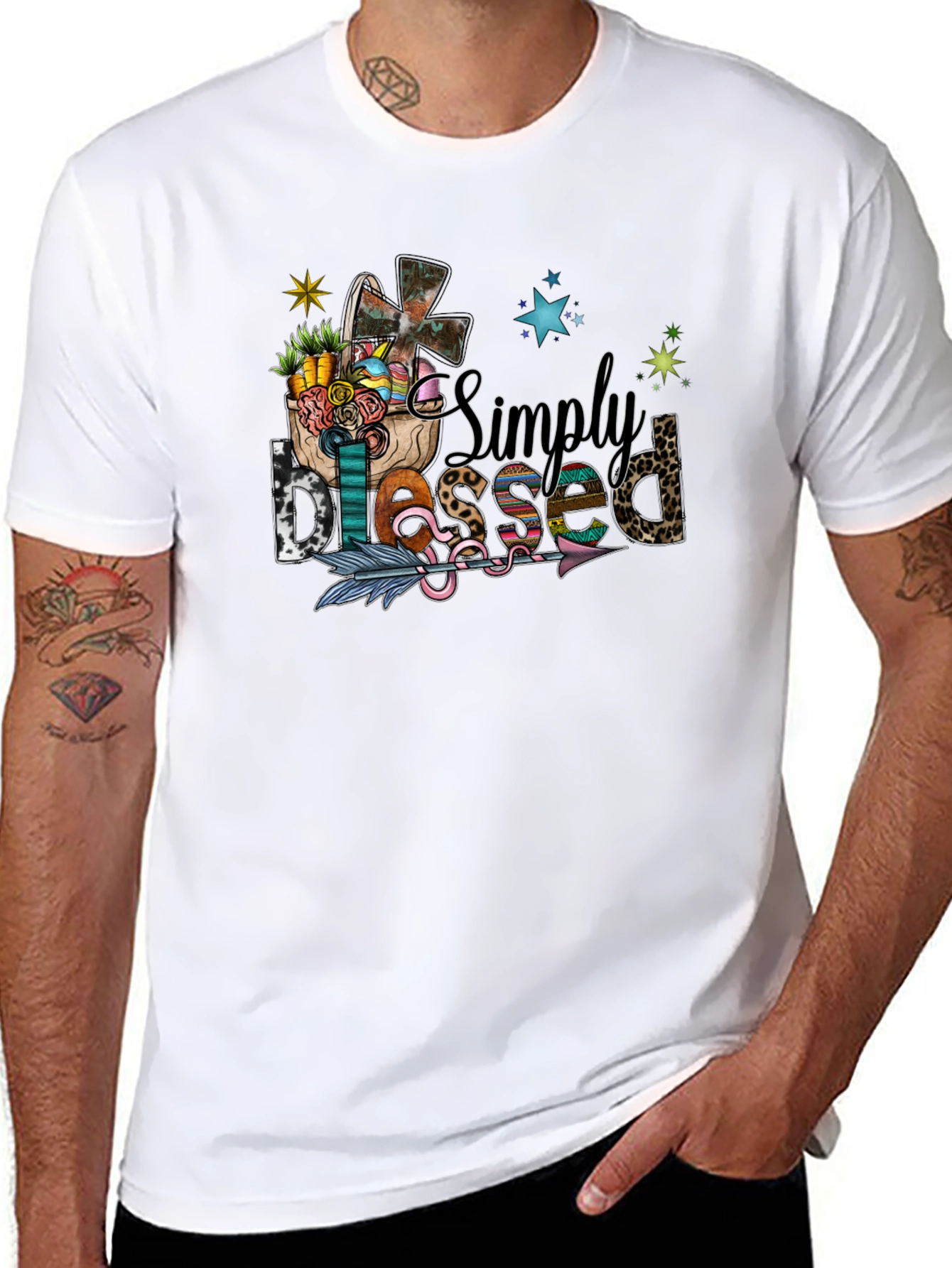 Simply Blessed Easter T-Shirt
