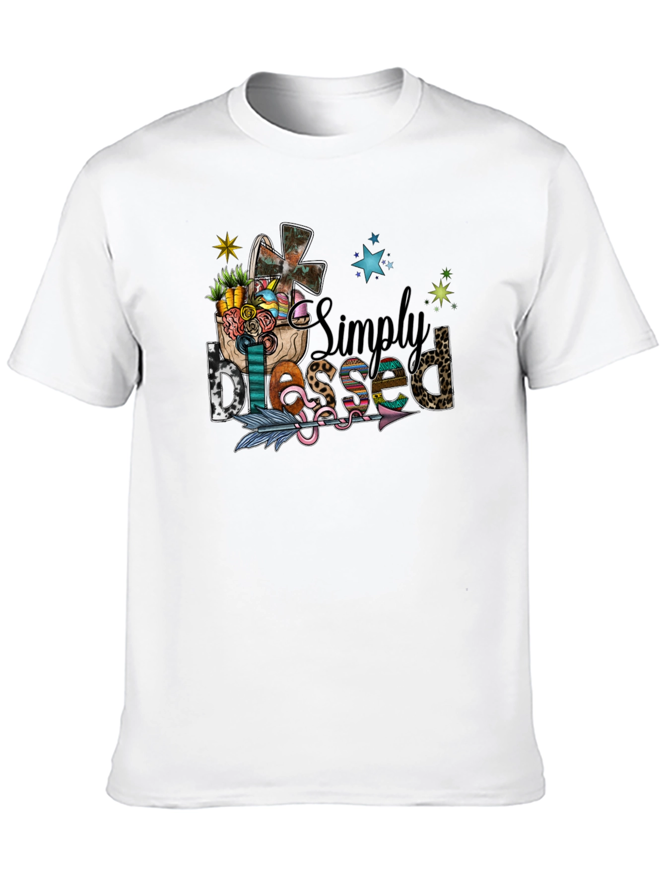 Simply Blessed Easter T-Shirt