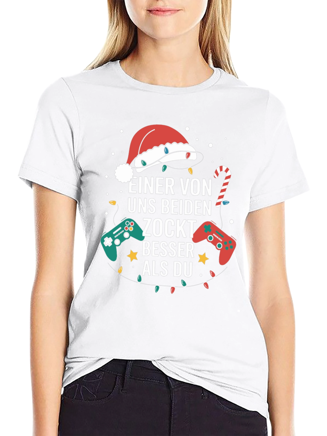 Gamer Christmas T-Shirt - Zockt Besser als Du!