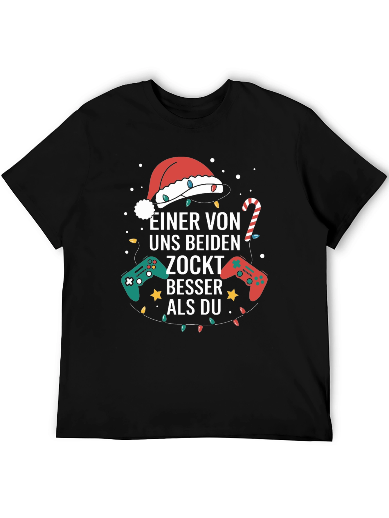 Gamer Christmas T-Shirt - Zockt Besser als Du!