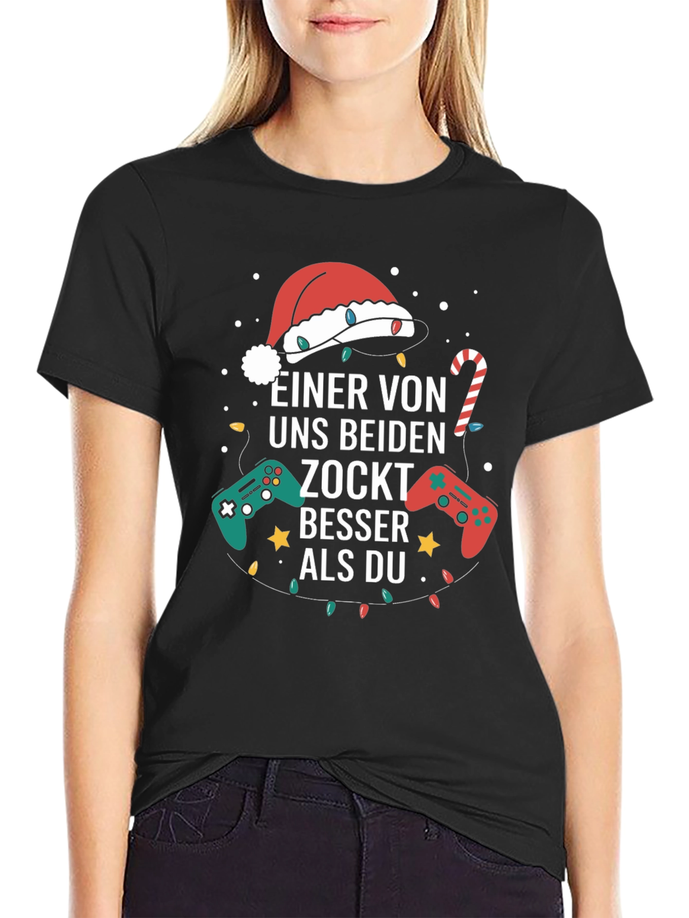 Gamer Christmas T-Shirt - Zockt Besser als Du!