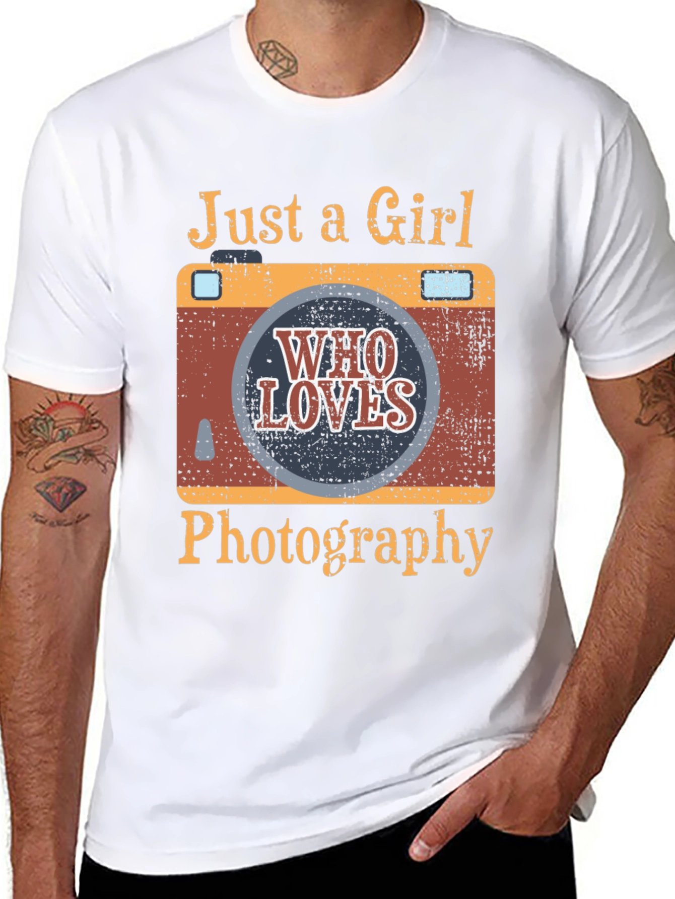 Just a Girl Who Loves Photography T-Shirt