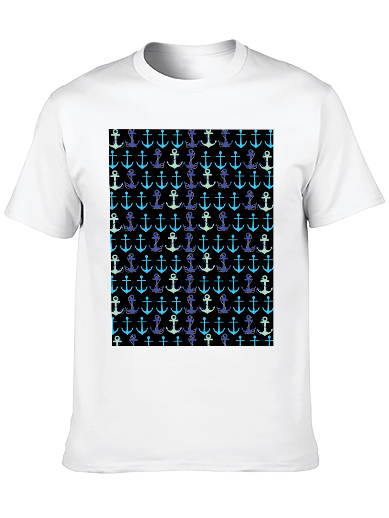 Nautical Anchor Pattern T-Shirt