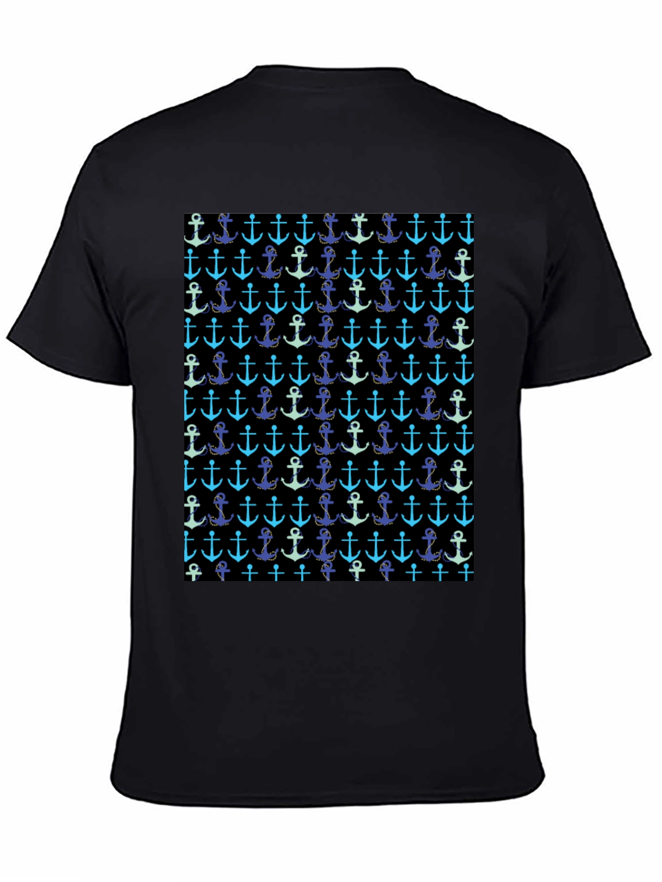 Nautical Anchor Pattern T-Shirt