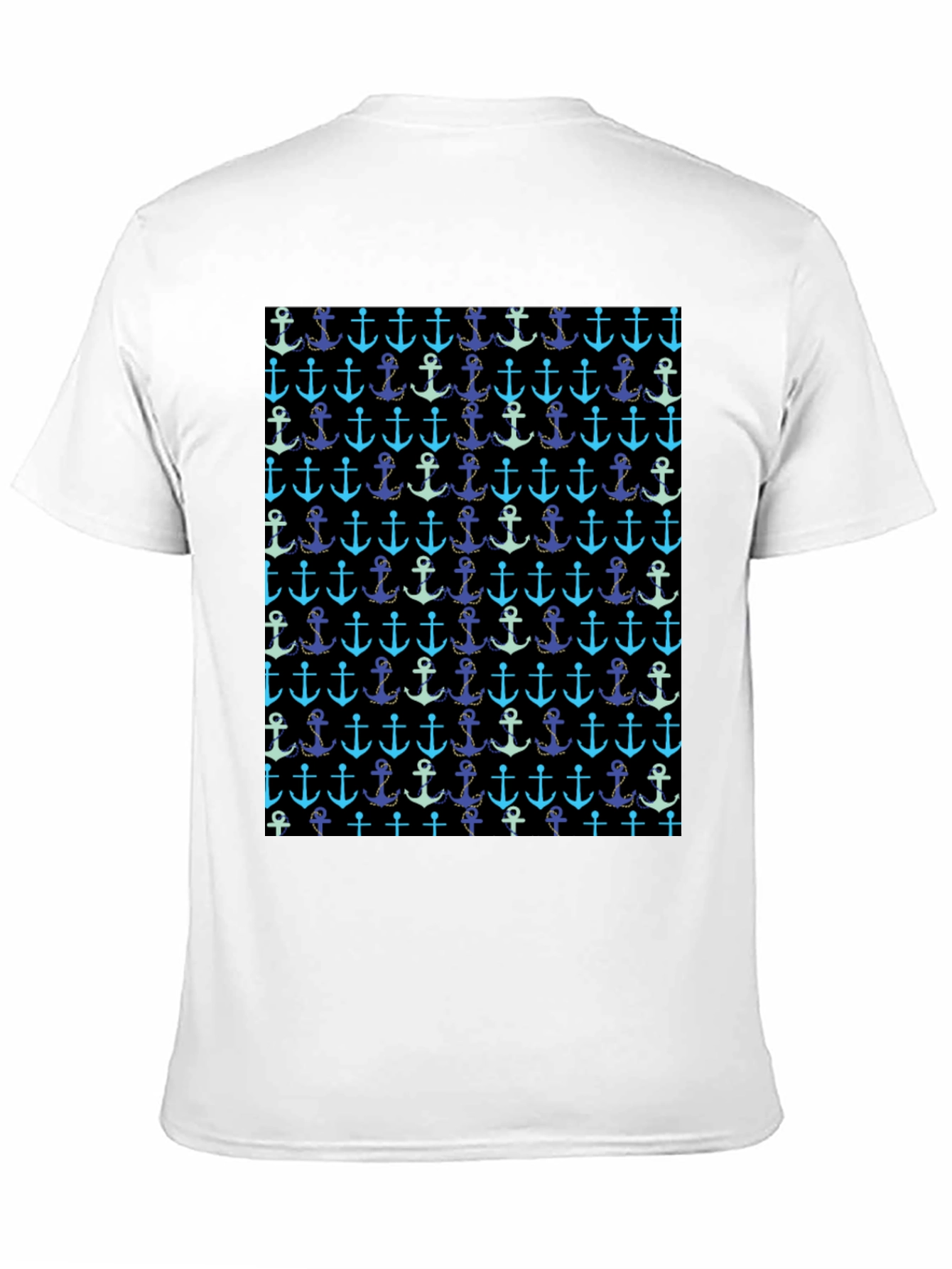 Nautical Anchor Pattern T-Shirt