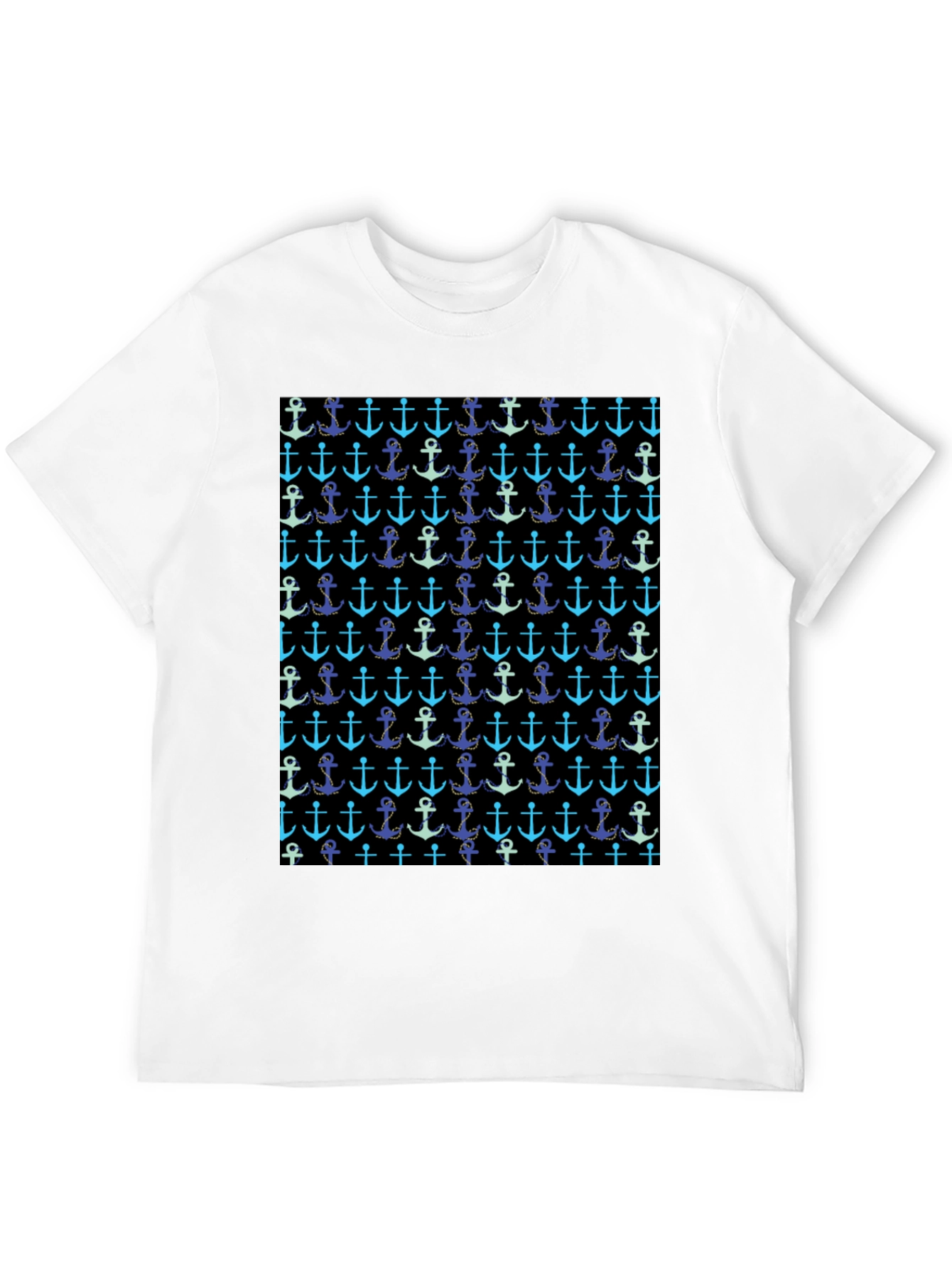 Nautical Anchor Pattern T-Shirt