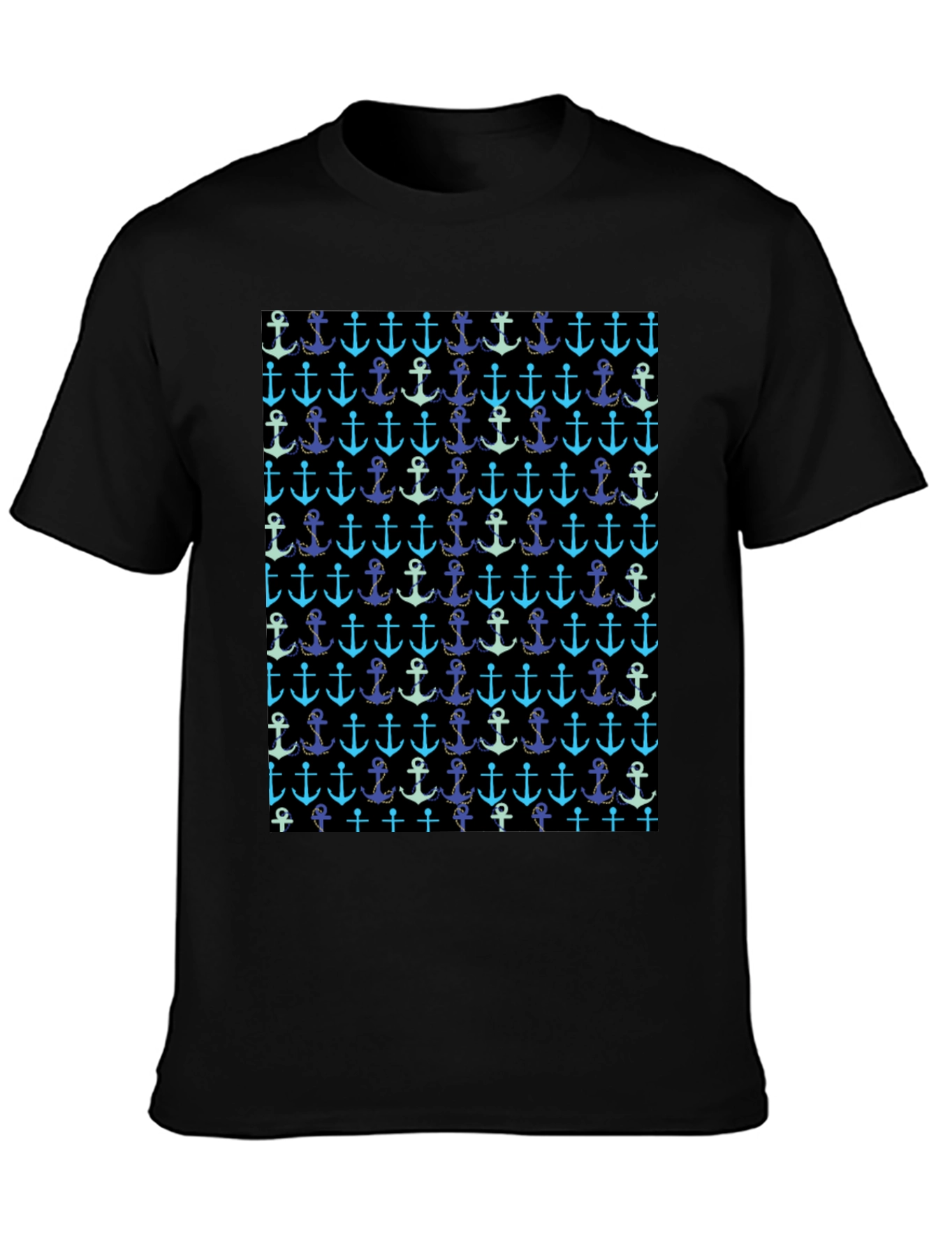 Nautical Anchor Pattern T-Shirt